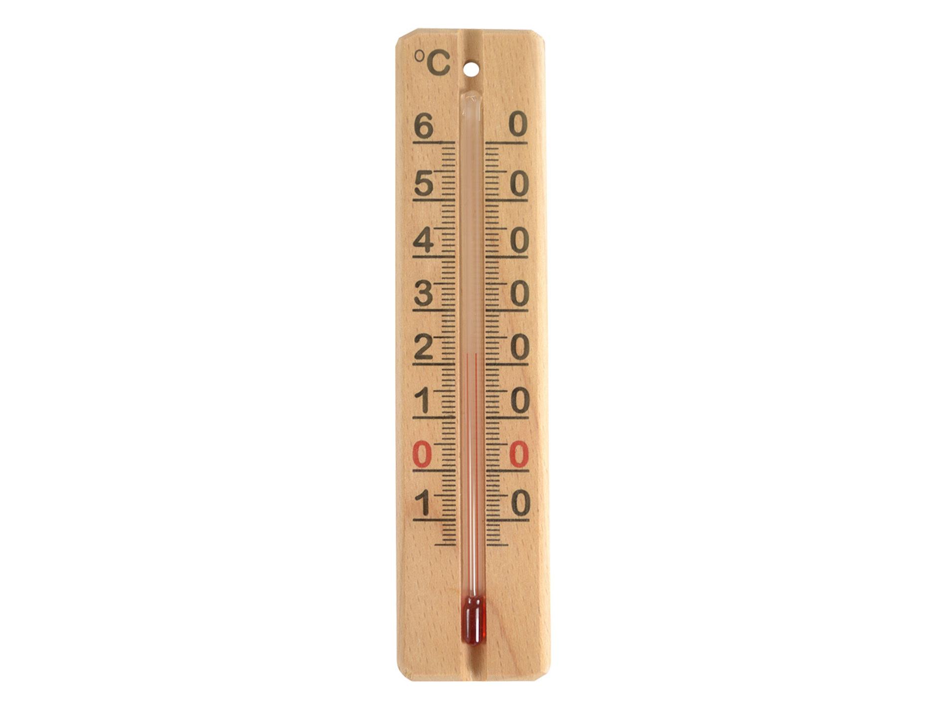 Thermomètre STIL en bois 13,7cm