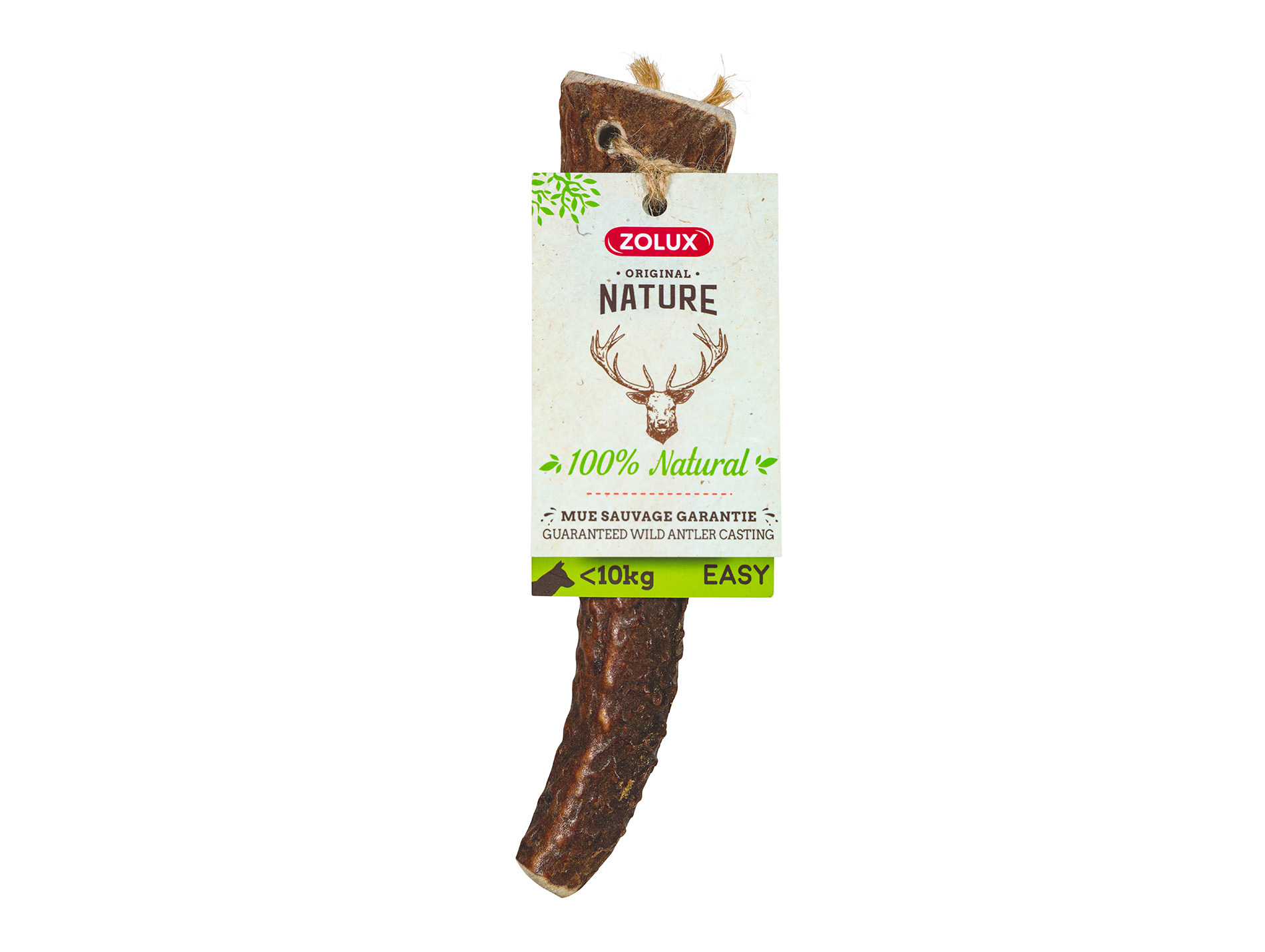 Bois de cerf à mastiquer pour chien ZOLUX Easy