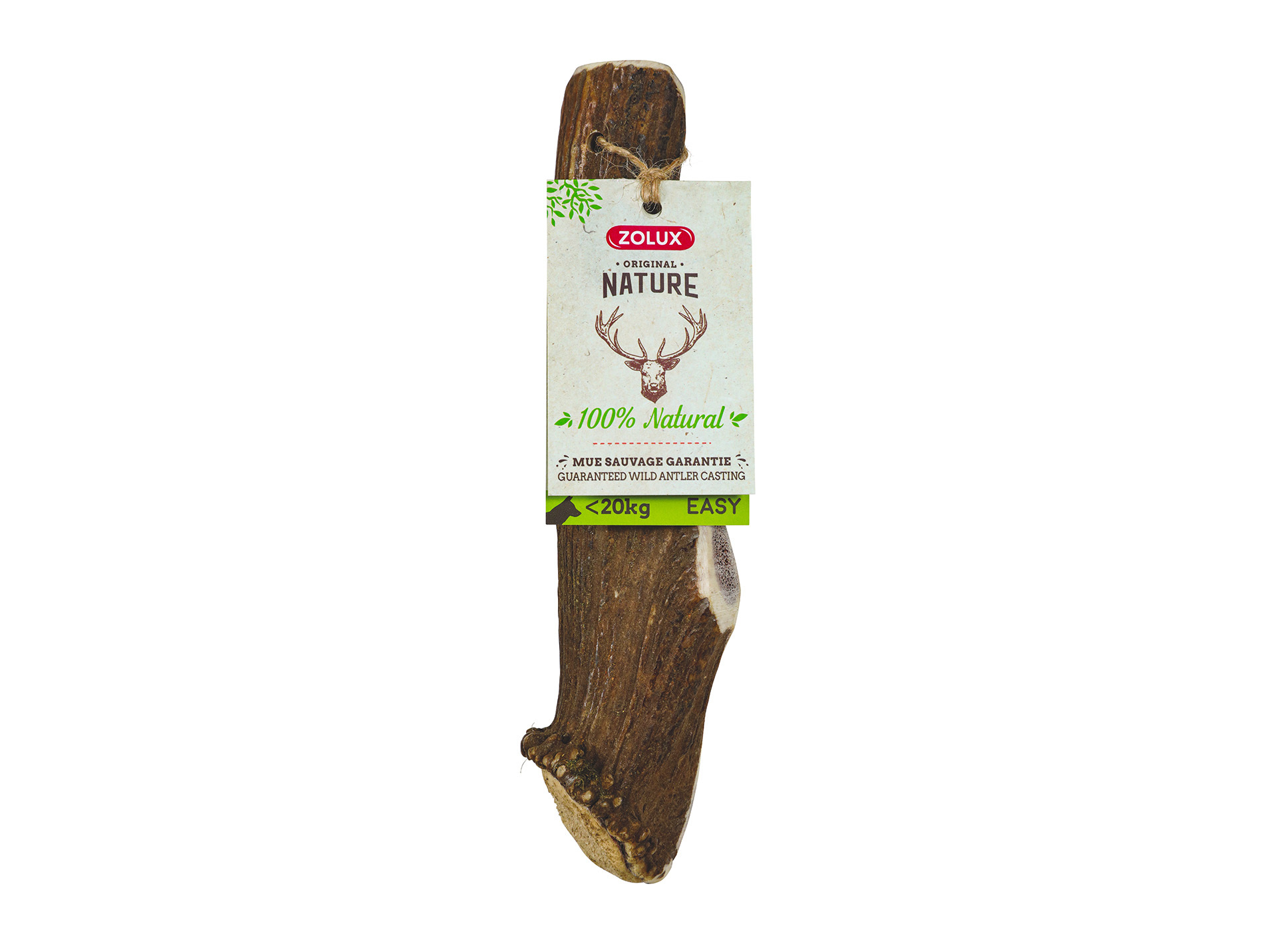 Friandise ZOLUX bois de cerf moins 20kg