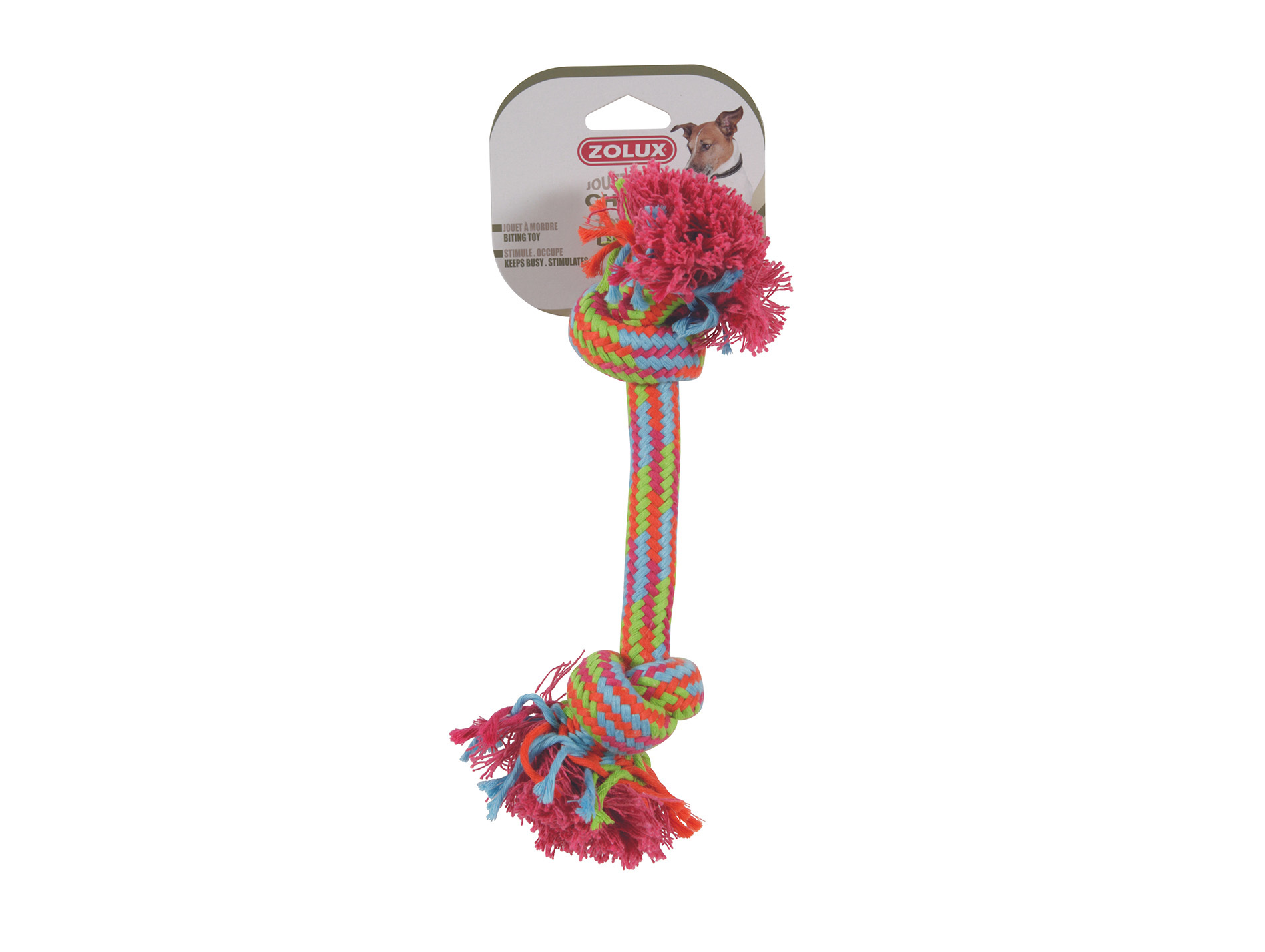Jouet corde ZOLUX 2 noeuds 30cm