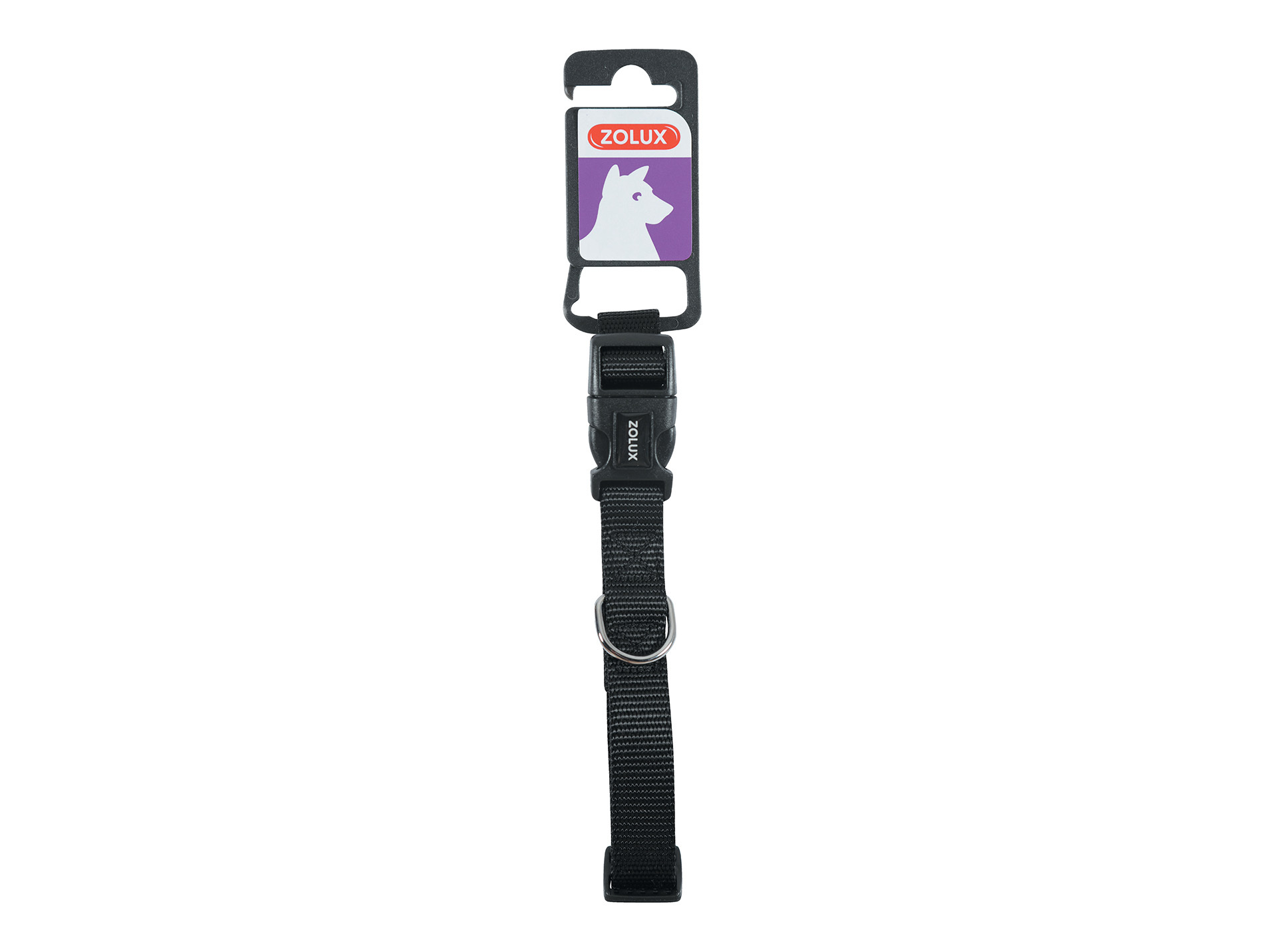 Collier ZOLUX nylon 30/40cm noir