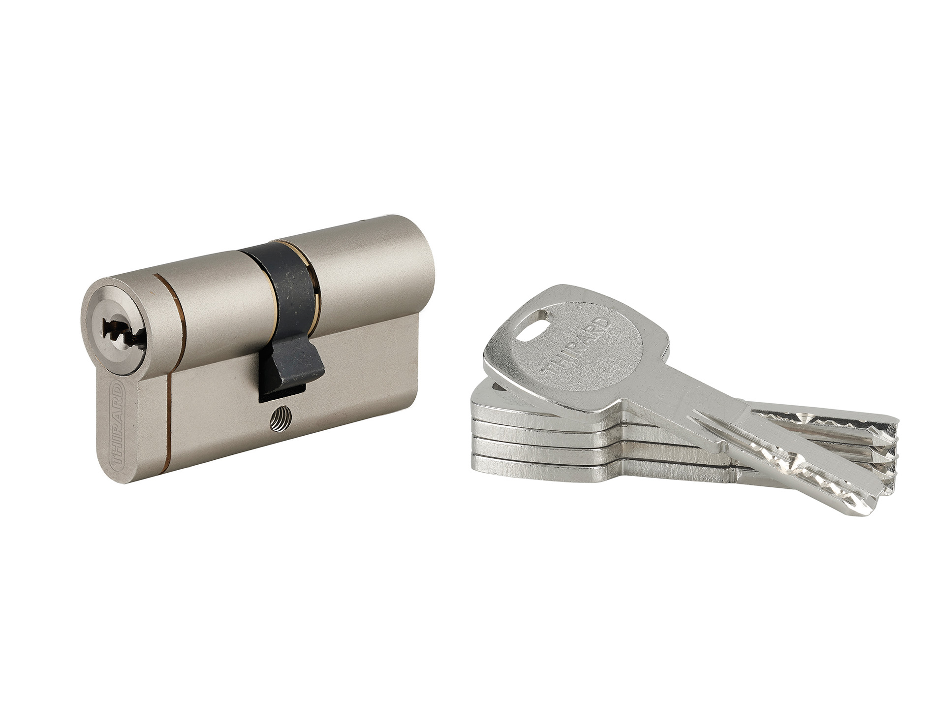 Cylindre THIRARD Transit 1 30x30mm laiton nickelé