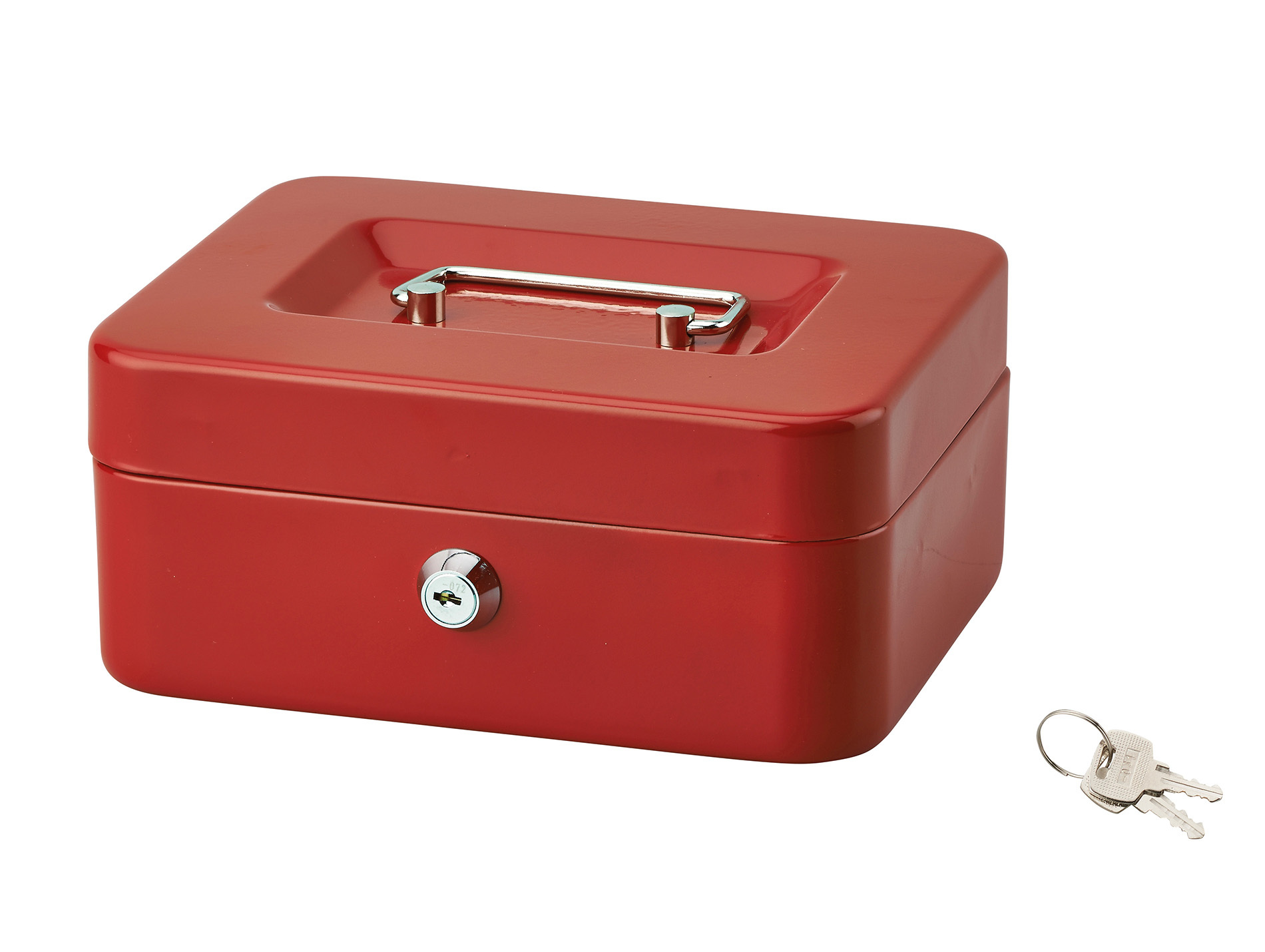 Caisse à monnaie THIRARD Moneytime Rouge H.9cm x l.20cm x P.16cm