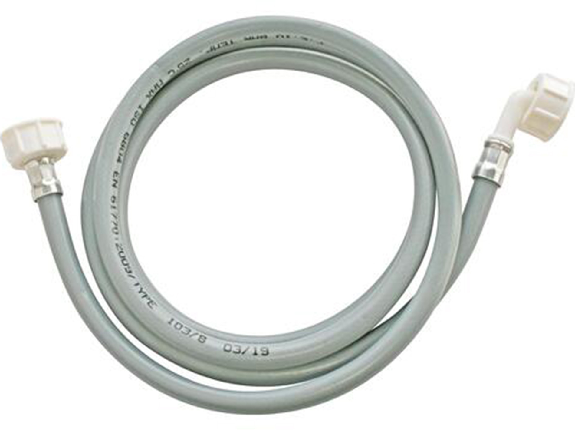Tuyau d'alimentation coudé pour machine à laver SOMATHERM L.1,5m