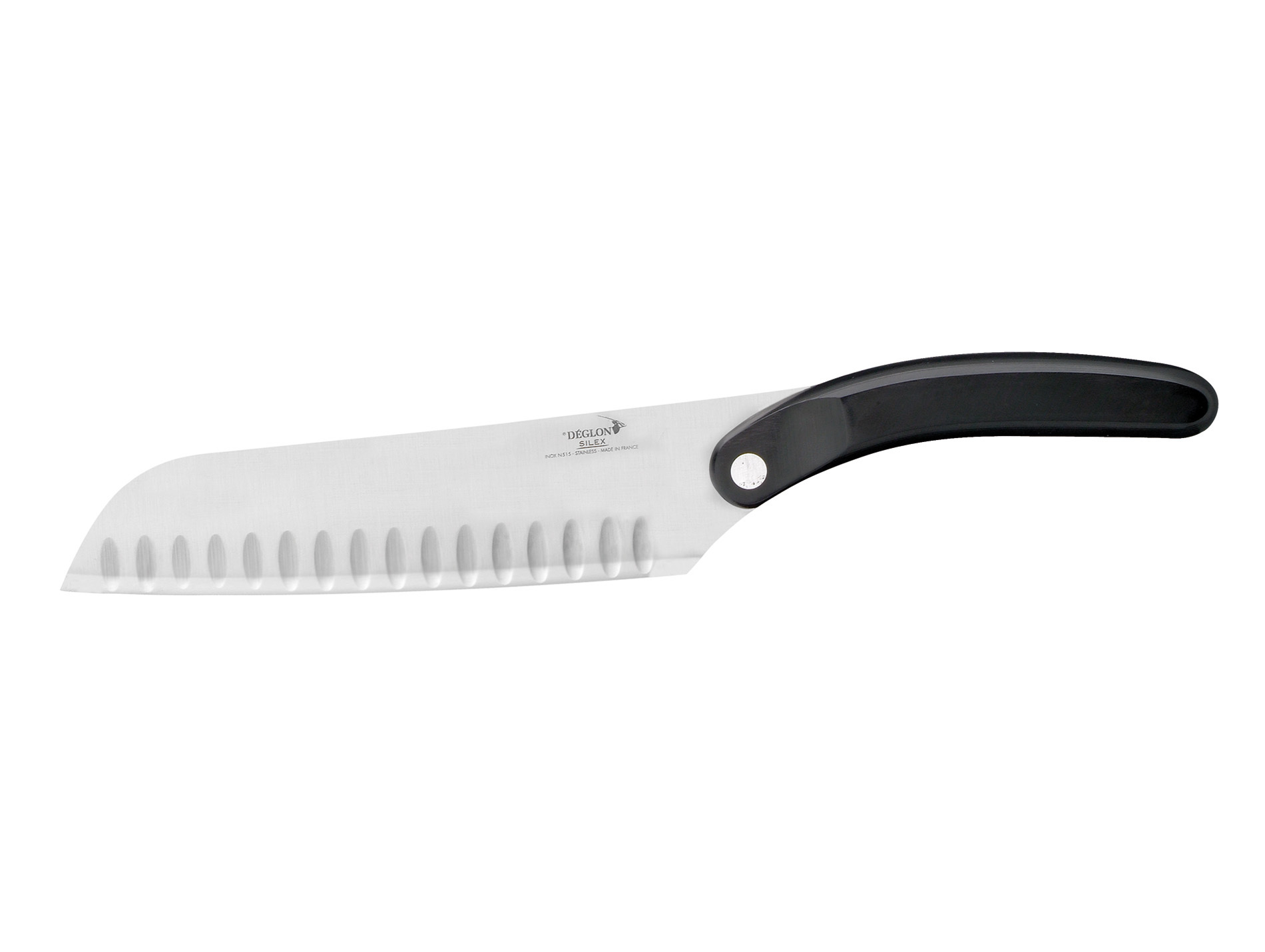 Couteau alvéolé Santoku Silex premium DEGLON L.18cm