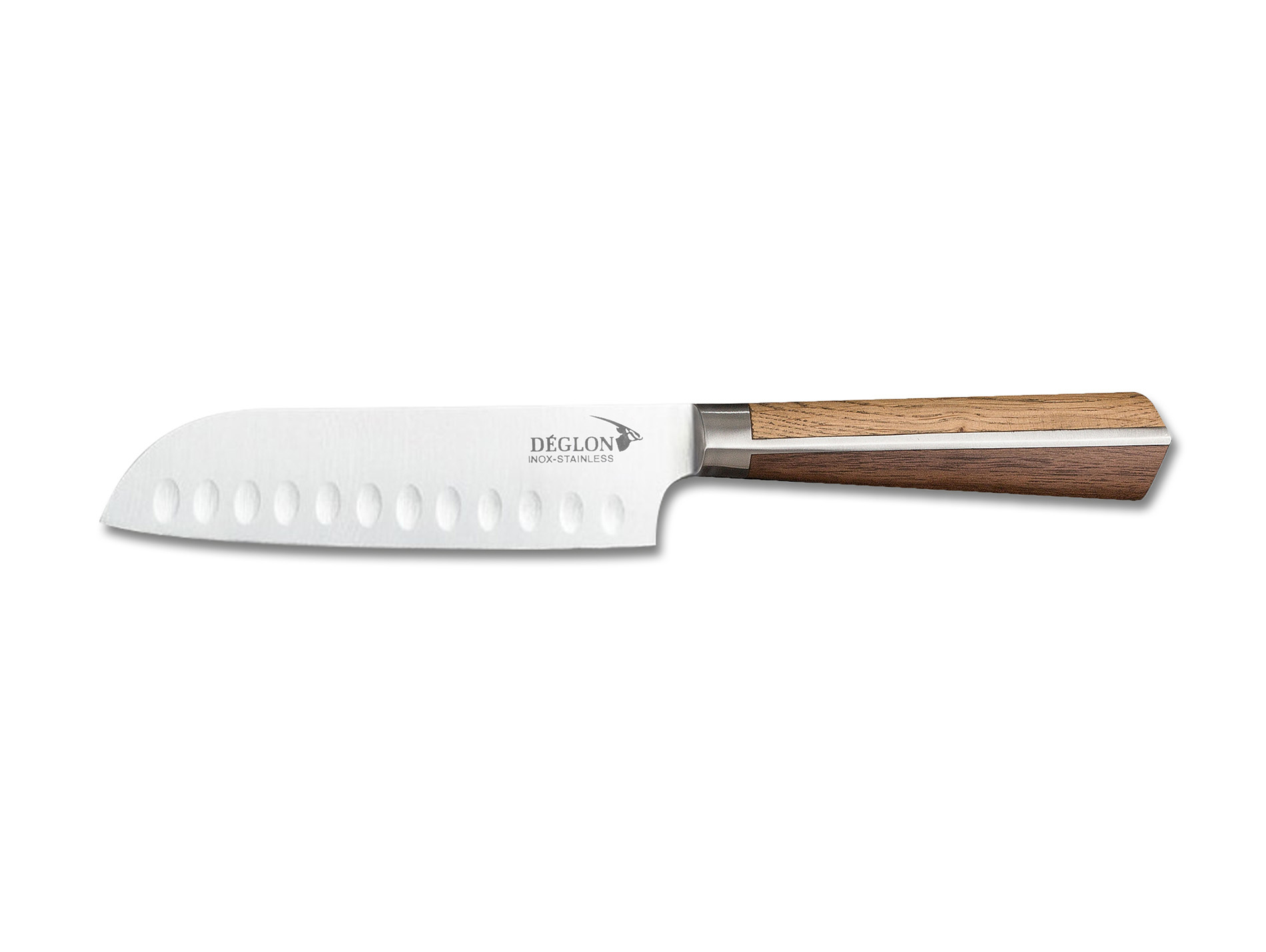 Couteau alvéolé Santoku High Woods DEGLON L.18cm