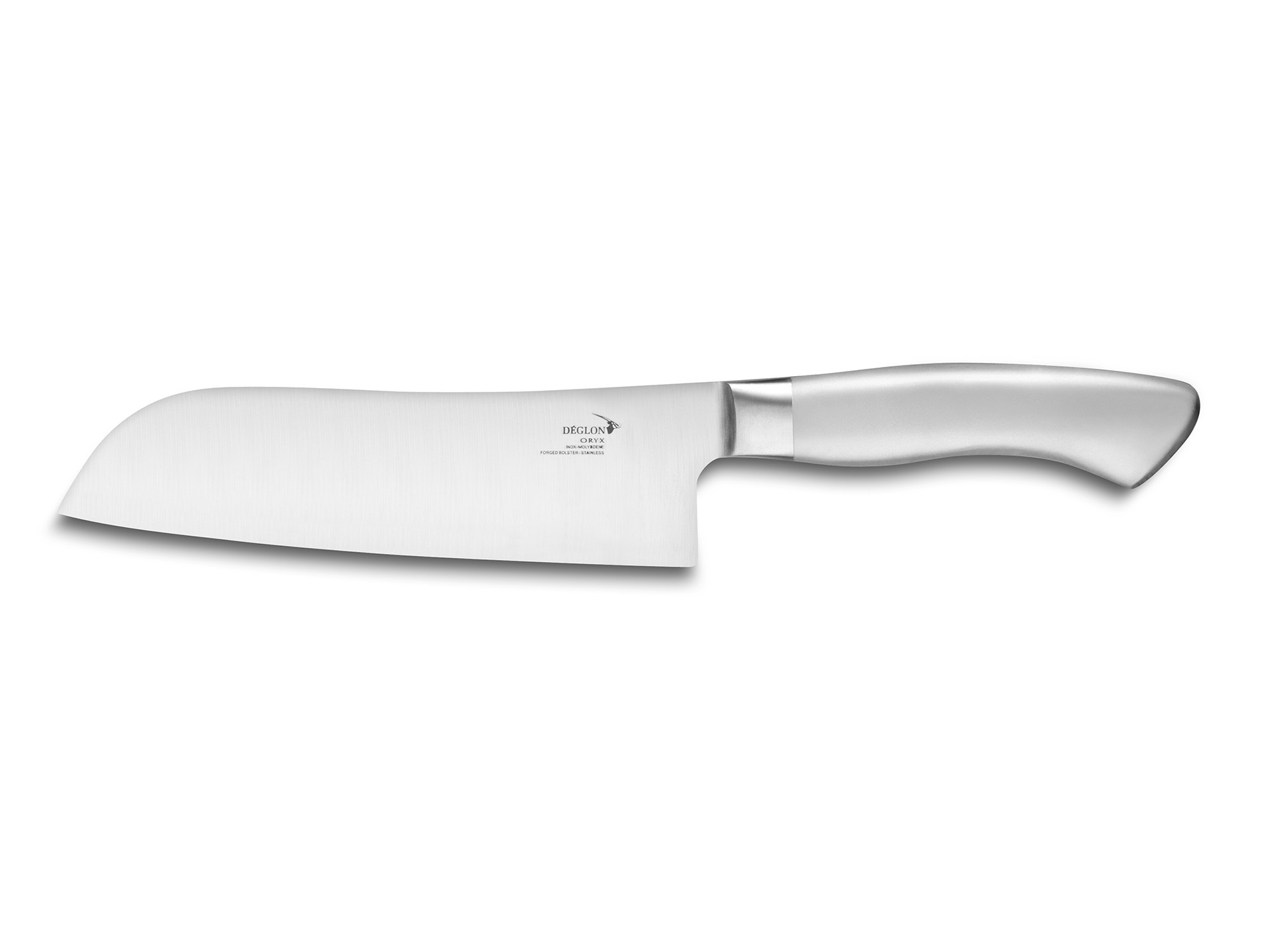 Couteau Santoku Oryx DEGLON Tout inox L.18cm