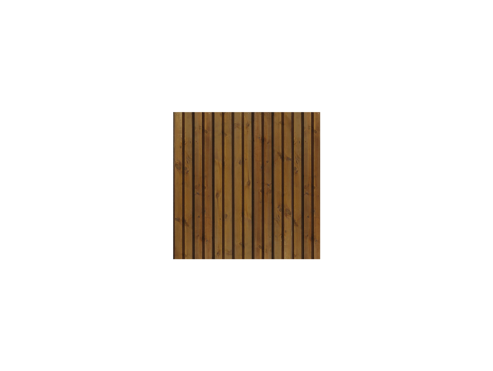 Faux claire-voie 27x140mm L.4,20m brun