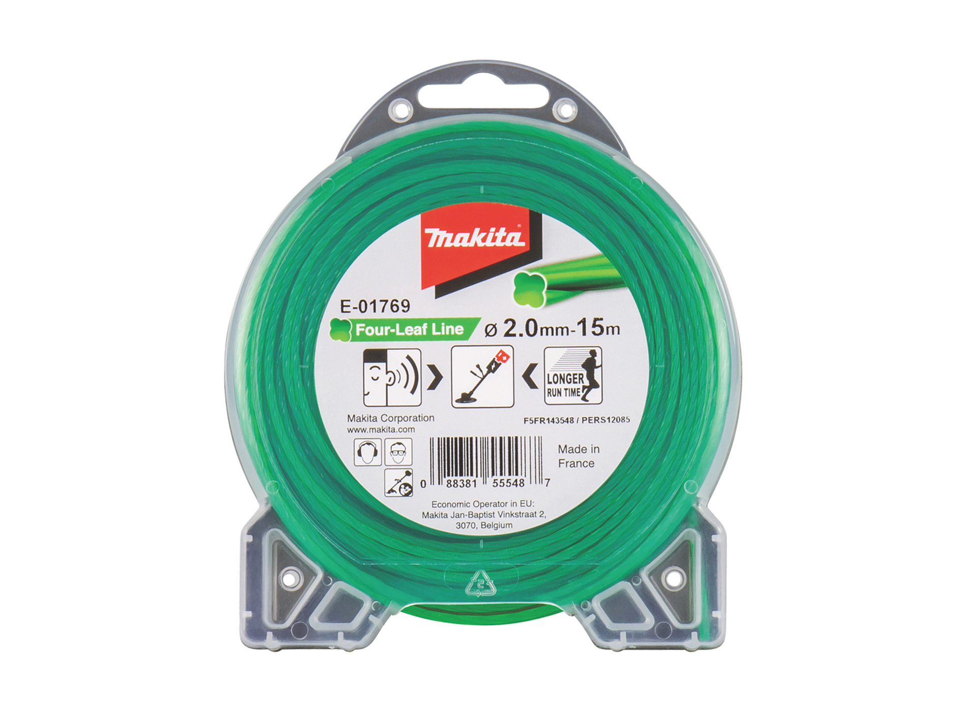 Fil de coupe hélicoïdal MAKITA Ø2mm L.15m