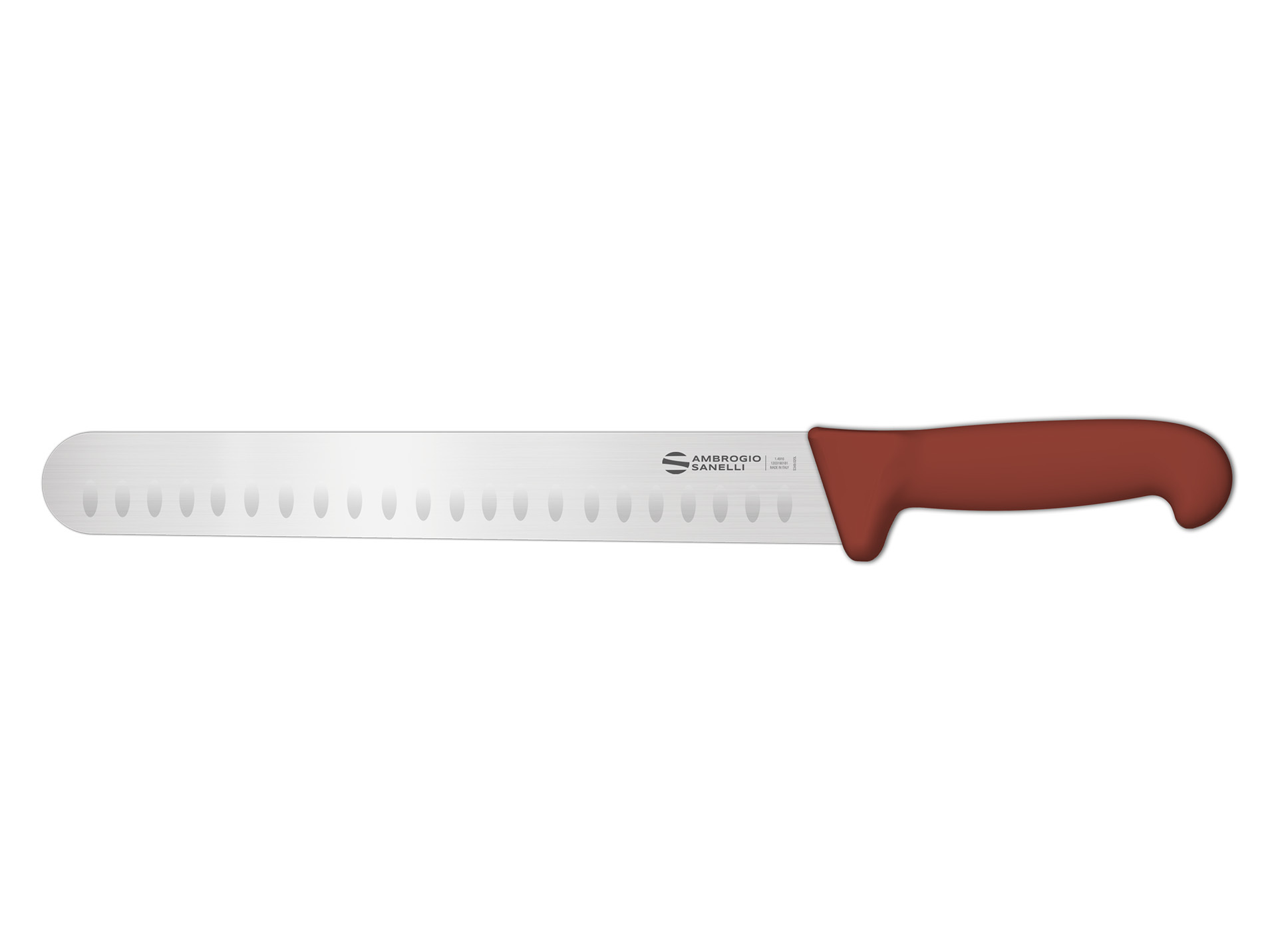 Couteau à trancher arrondi BBQ SANELLI AMBROGIO L.30cm