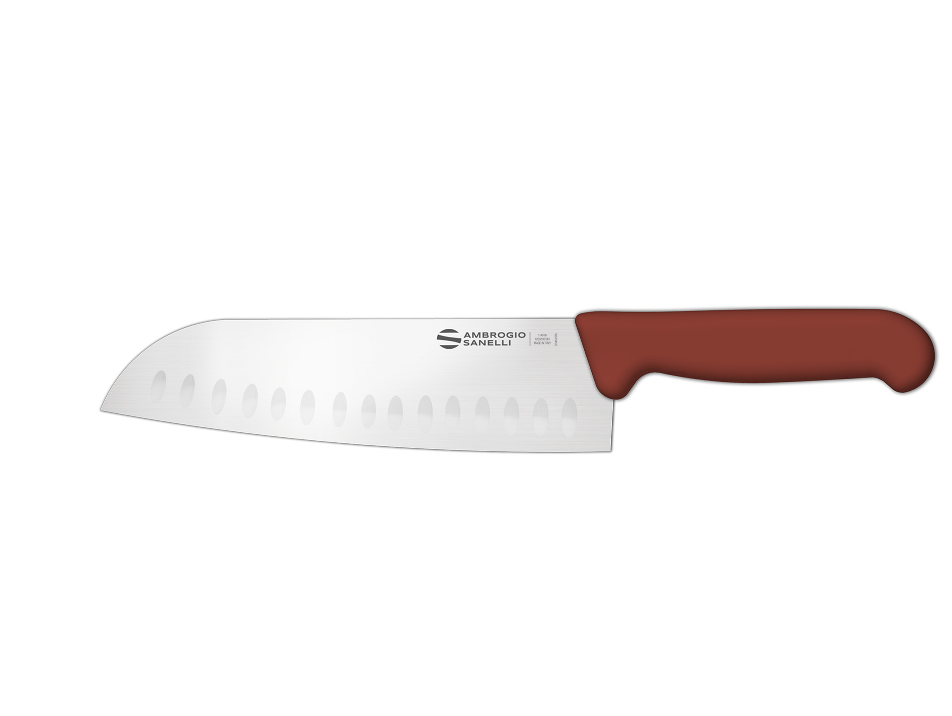 Couteau BBQ Santoku SANELLI AMBROGIO L.18cm