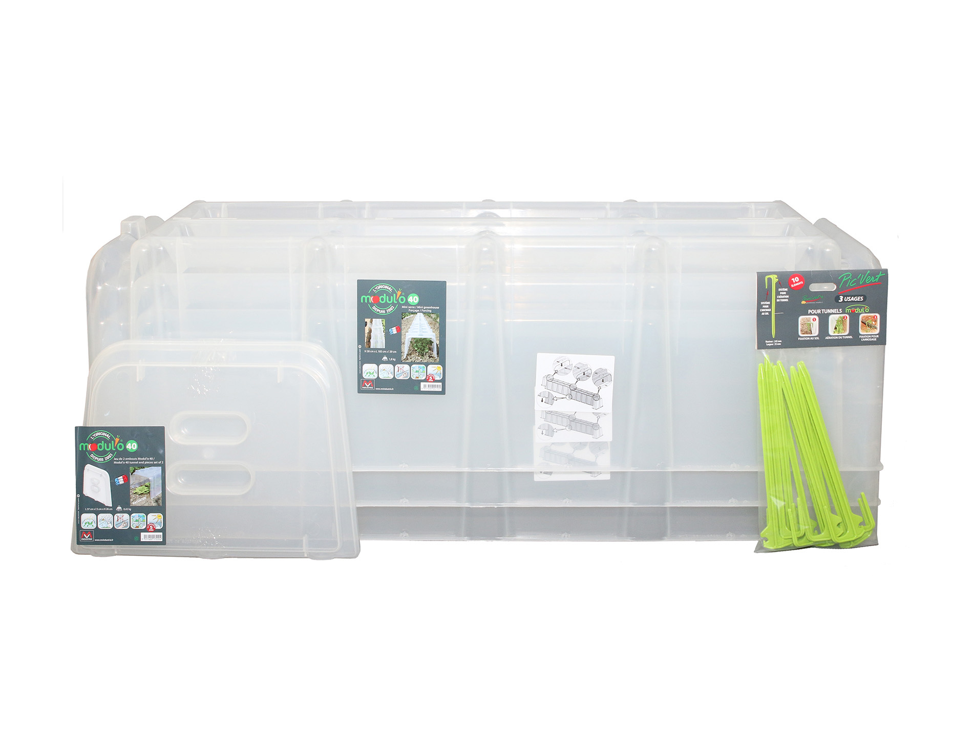 Mini-serre tunnel MODULO 40 x3