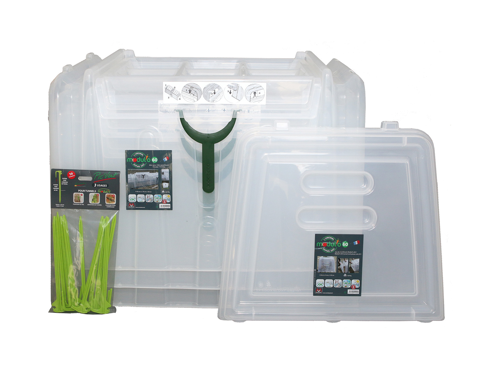 Mini-serre tunnel MODULO 60 x3