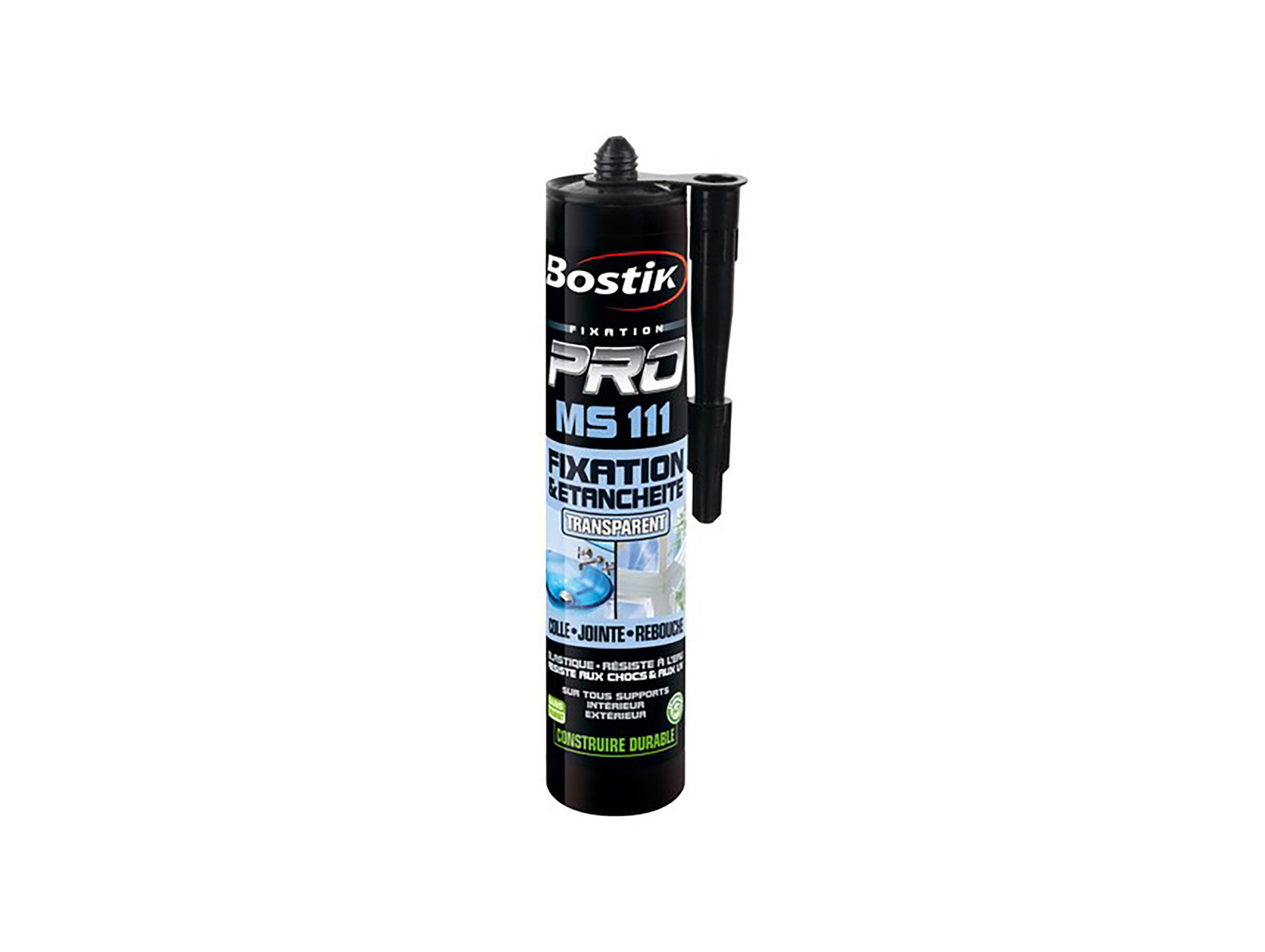 Colle fixation & étanchéité BOSTIK Pro MS 111 290ml