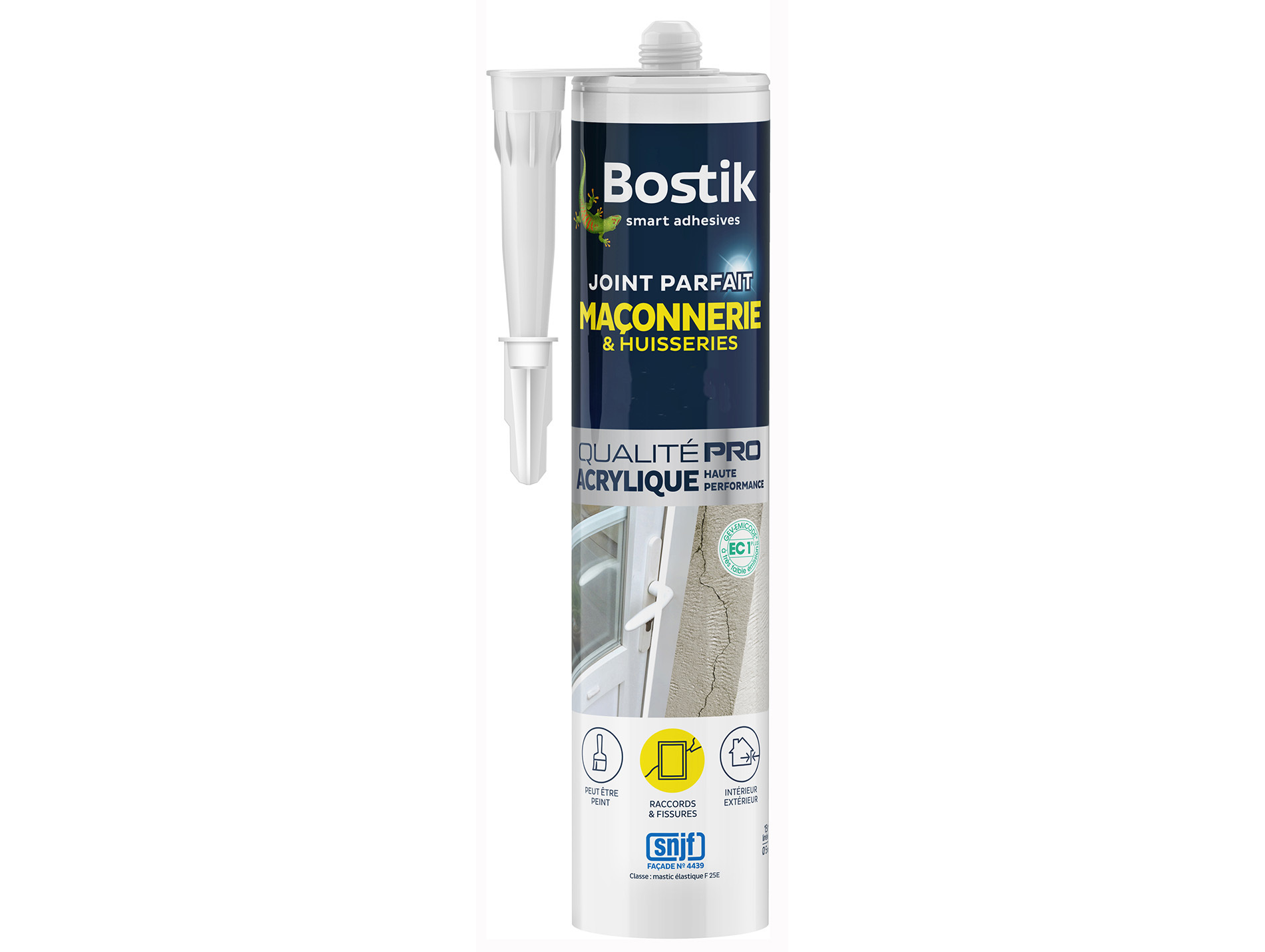 Joint parfait maçonnerie & huisseries blanc BOSTIK 280ml