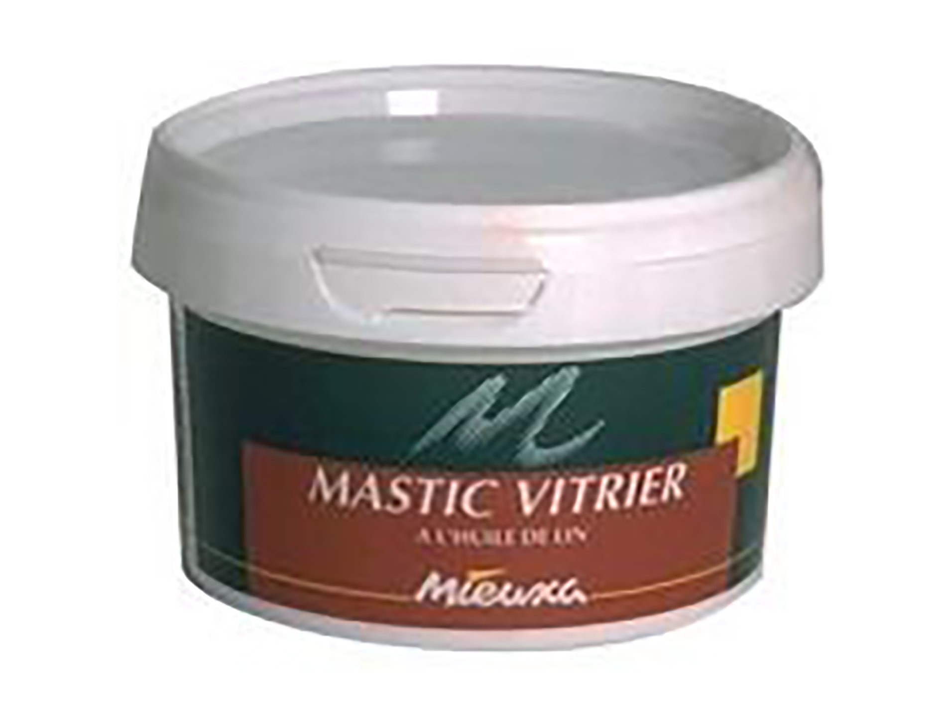 Mastic vitrier incolore MIEUXA 1kg