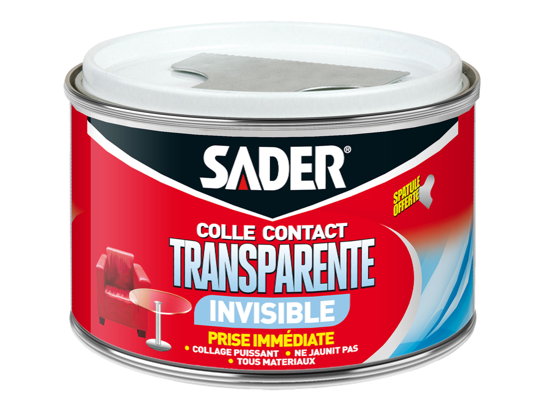 Colle contact SADER Transparent 250ml