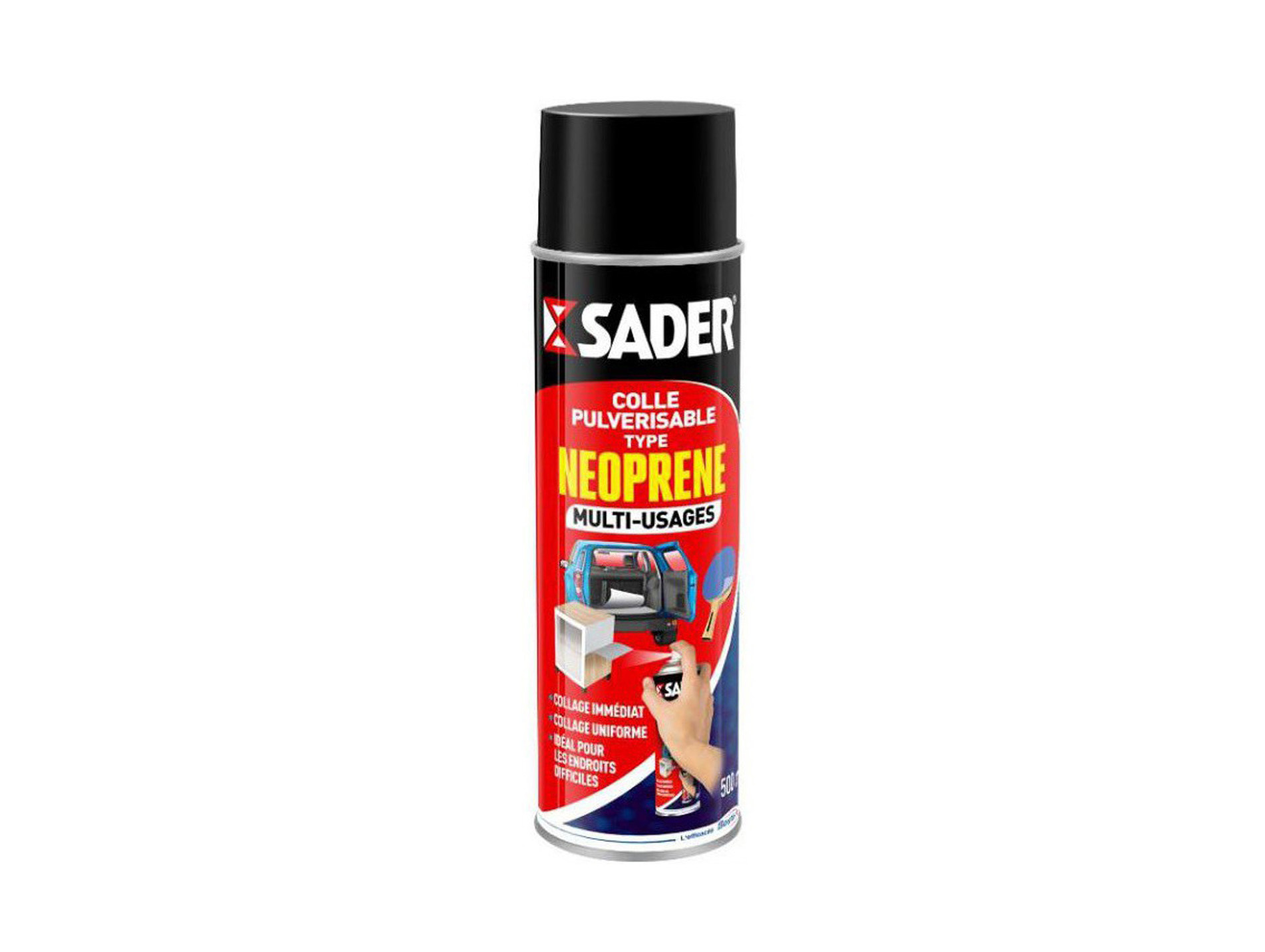 Colle type néoprène multi-usages SADER Spray 500ml