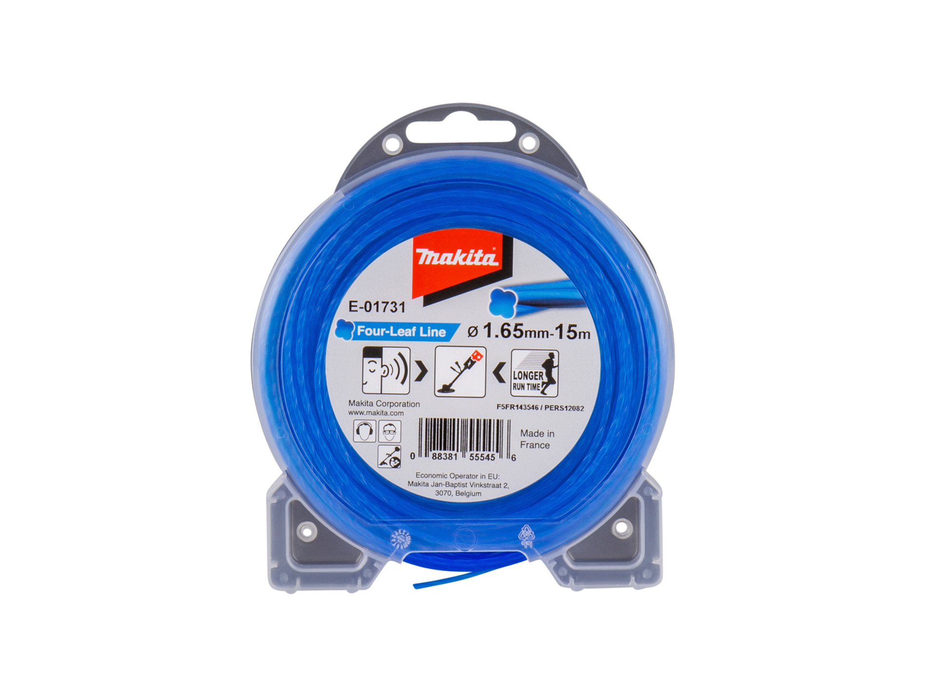 Fil de coupe hélicoïdal MAKITA Ø1,65mm L.15m