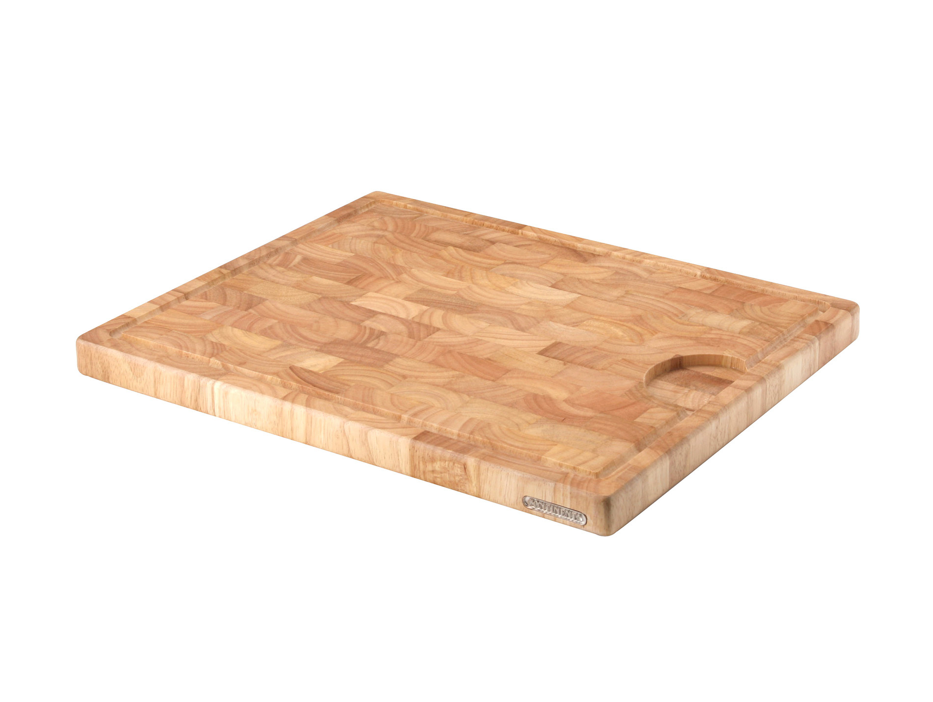 Planche à découper avec rigole CONTINENTA bois 42x34x2,7cm