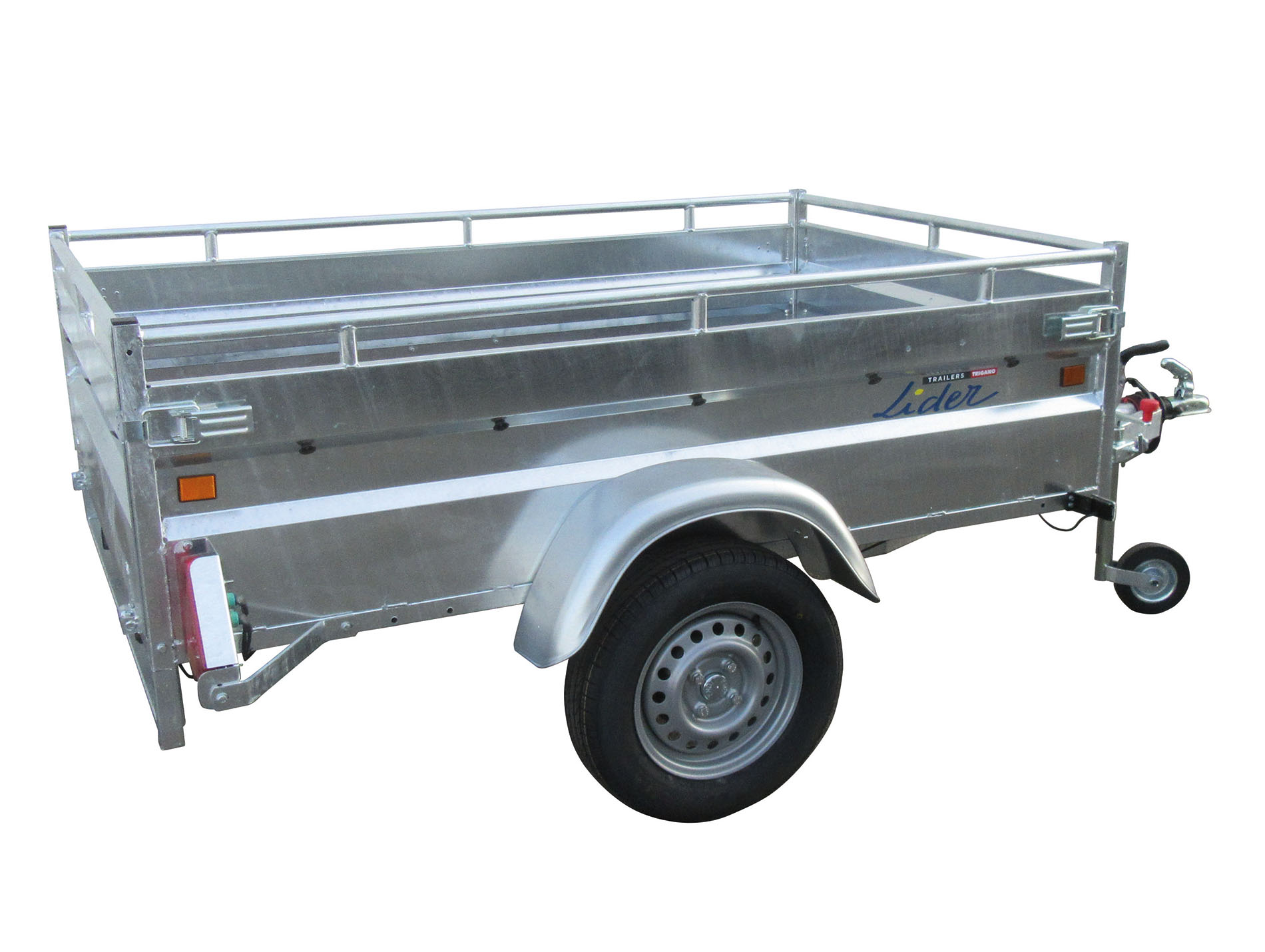 Remorque basculante freinée LIDER Robust L.2,03m 750kg