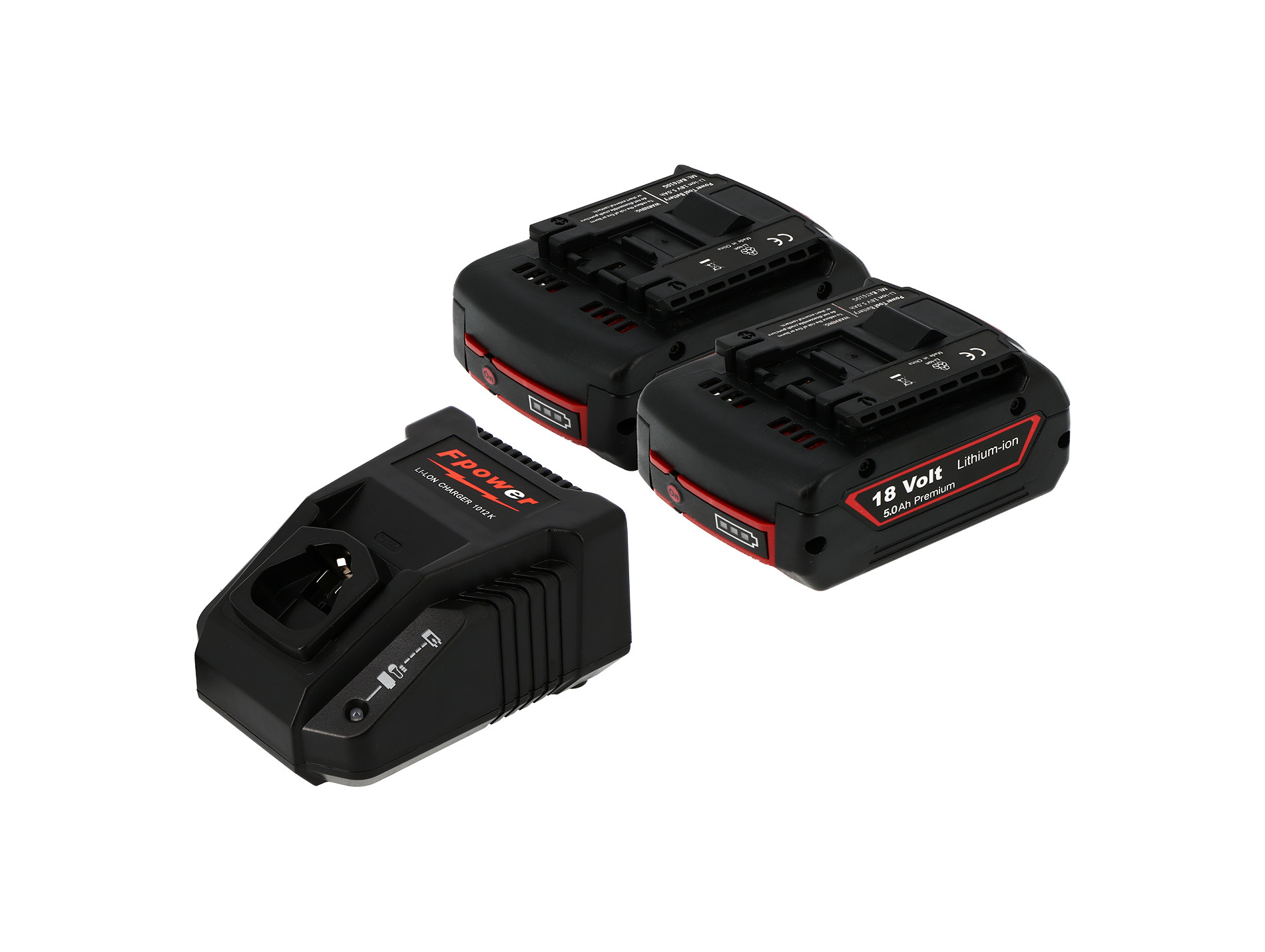 Pack 2 batteries CORI POWER 18v 5ah + chargeur simple BOSCH