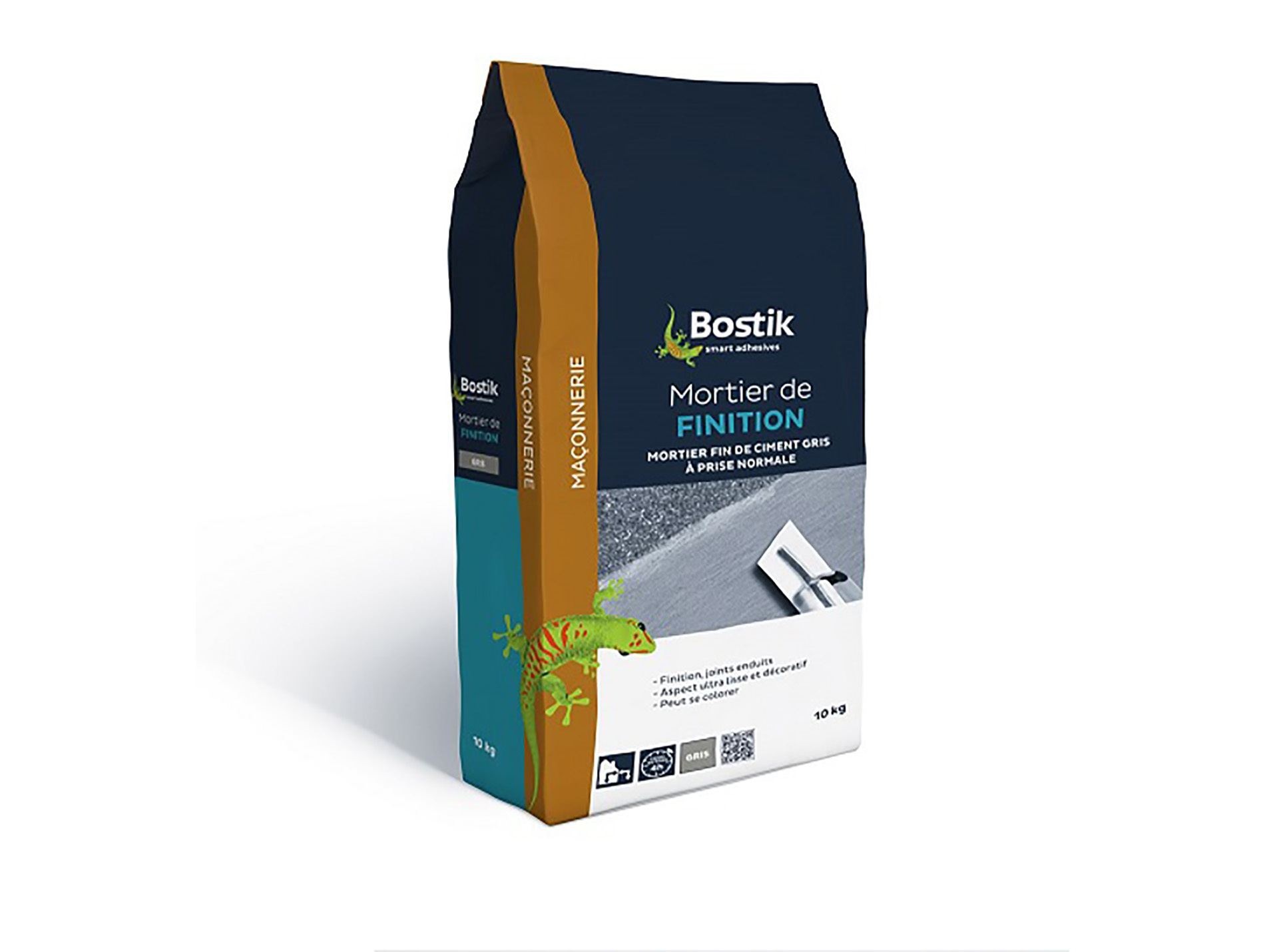 Mortier gris de finition BOSTIK 10kg