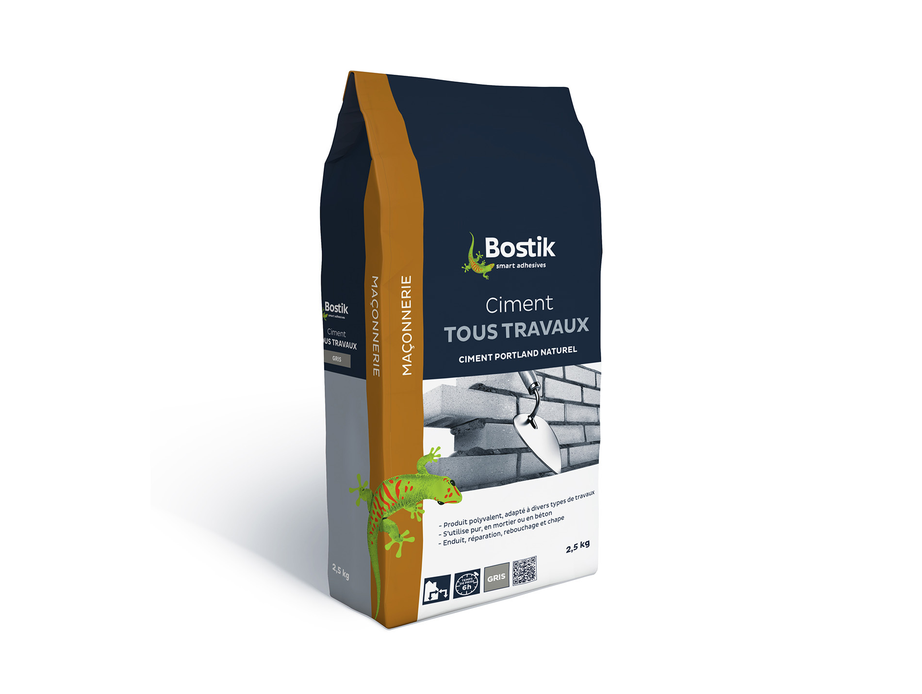 Ciment gris pour tous travaux BOSTIK 2,5kg