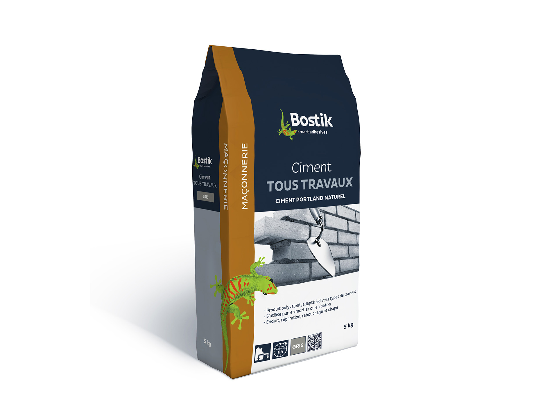 Ciment gris pour tous travaux BOSTIK 5kg