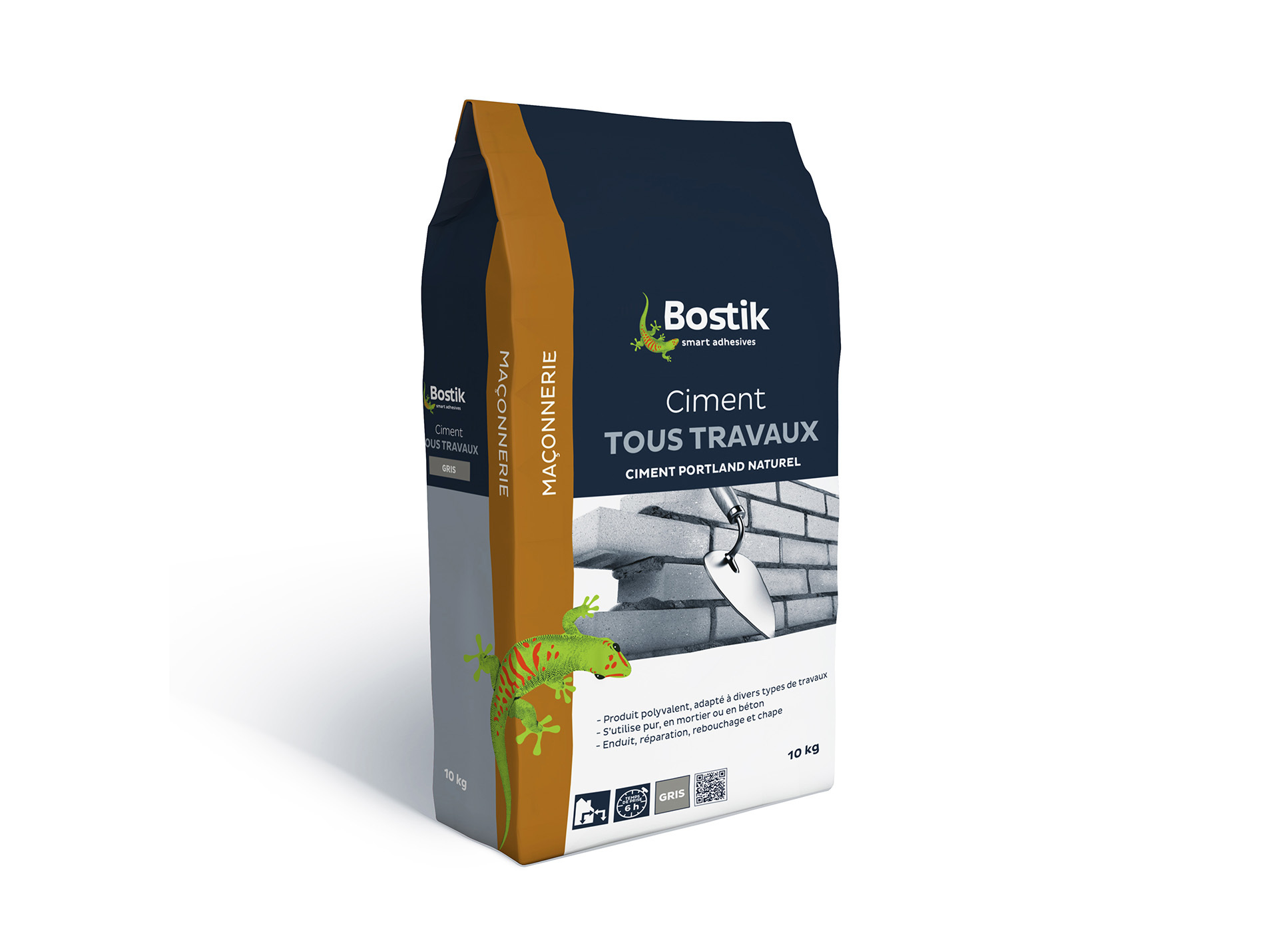 Ciment gris pour tous travaux BOSTIK 10kg