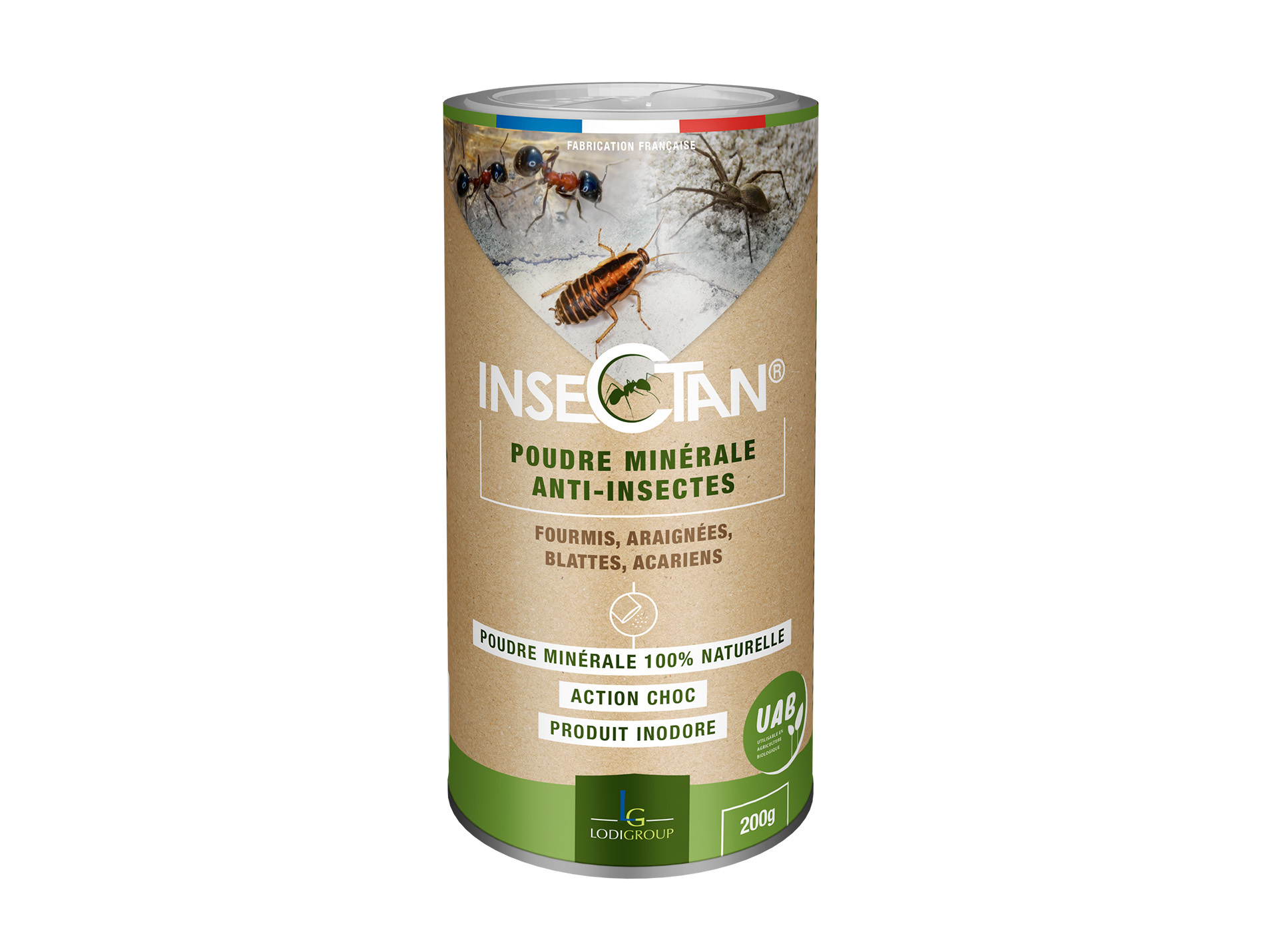Anti-insectes poudre minérale INSECTAN 200G