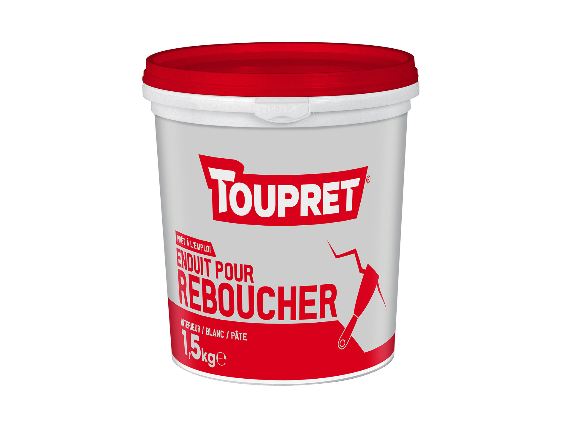 Enduit pour reboucher TOUPRET en pâte 1,5kg
