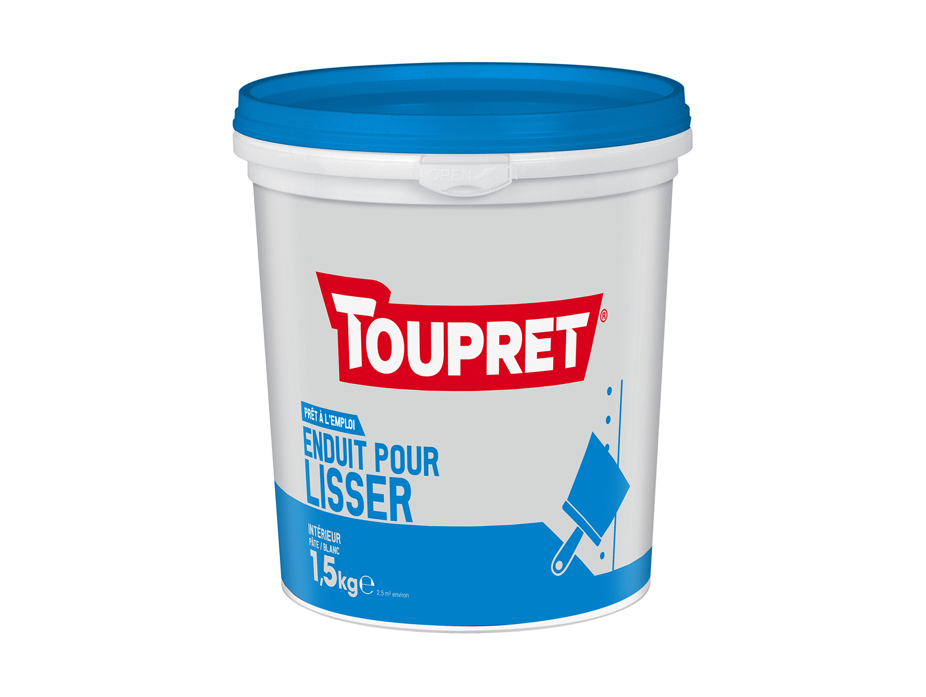 Enduit pour lisser TOUPRET en pâte 1,5kg
