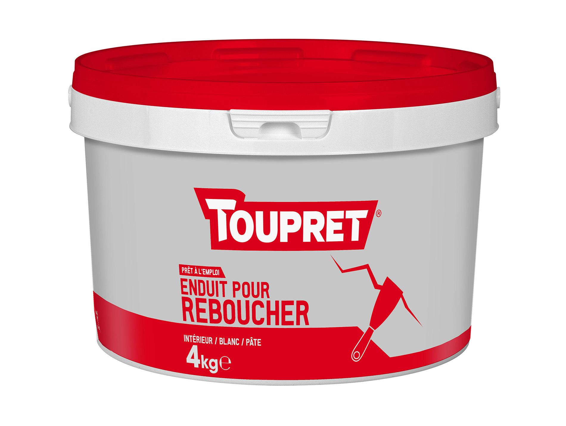 Enduit de rebouchage TOUPRET en pâte 4kg