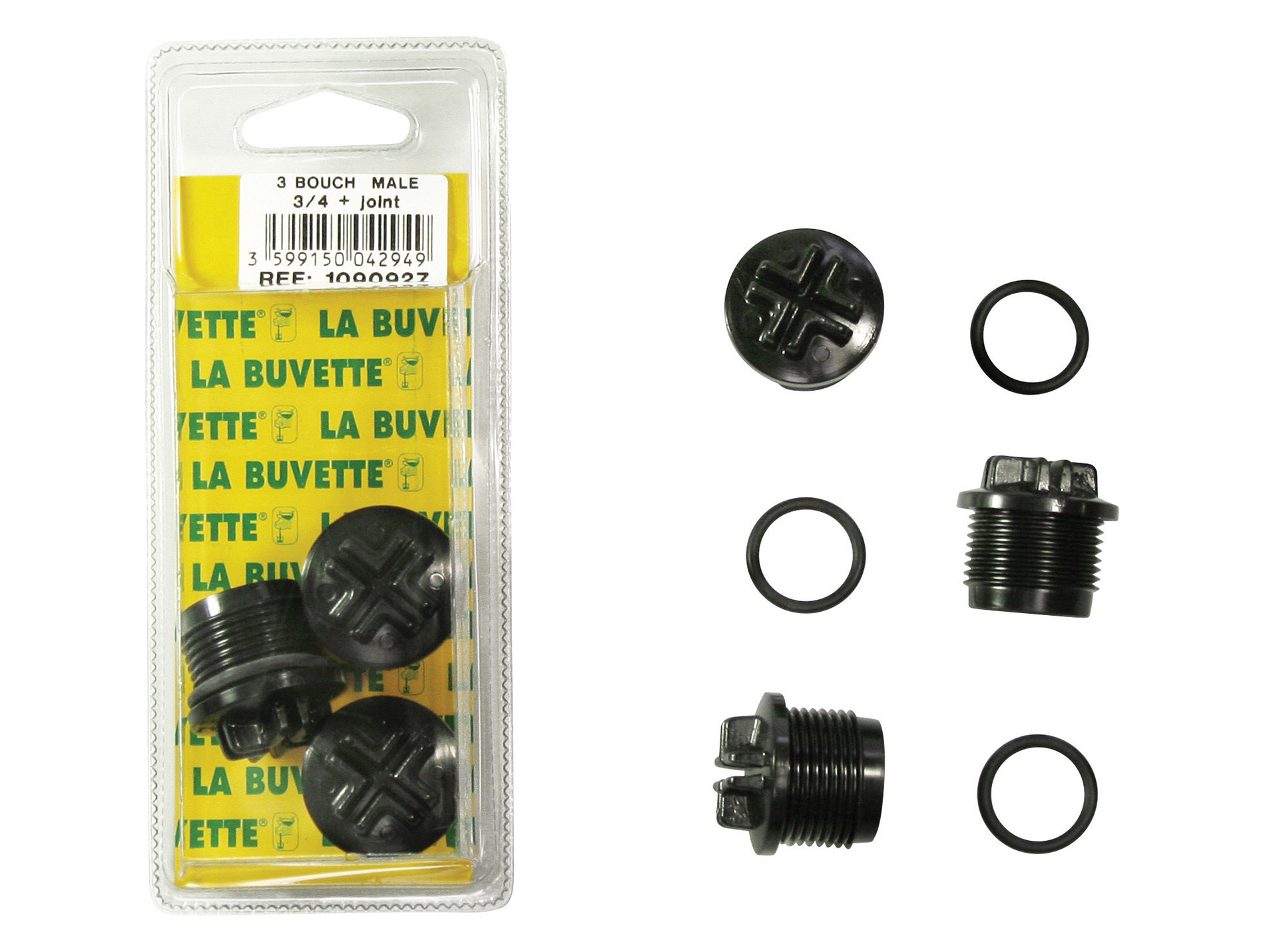 Bouchon AG 3/4" x3