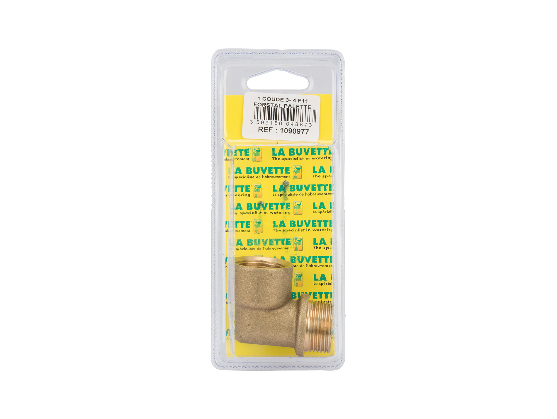 Pièce de raccordement 3/4" laiton