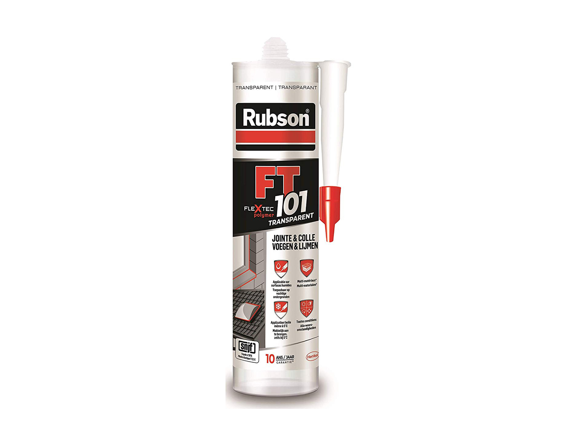 Mastic transparent FT101 RUBSON 280ml