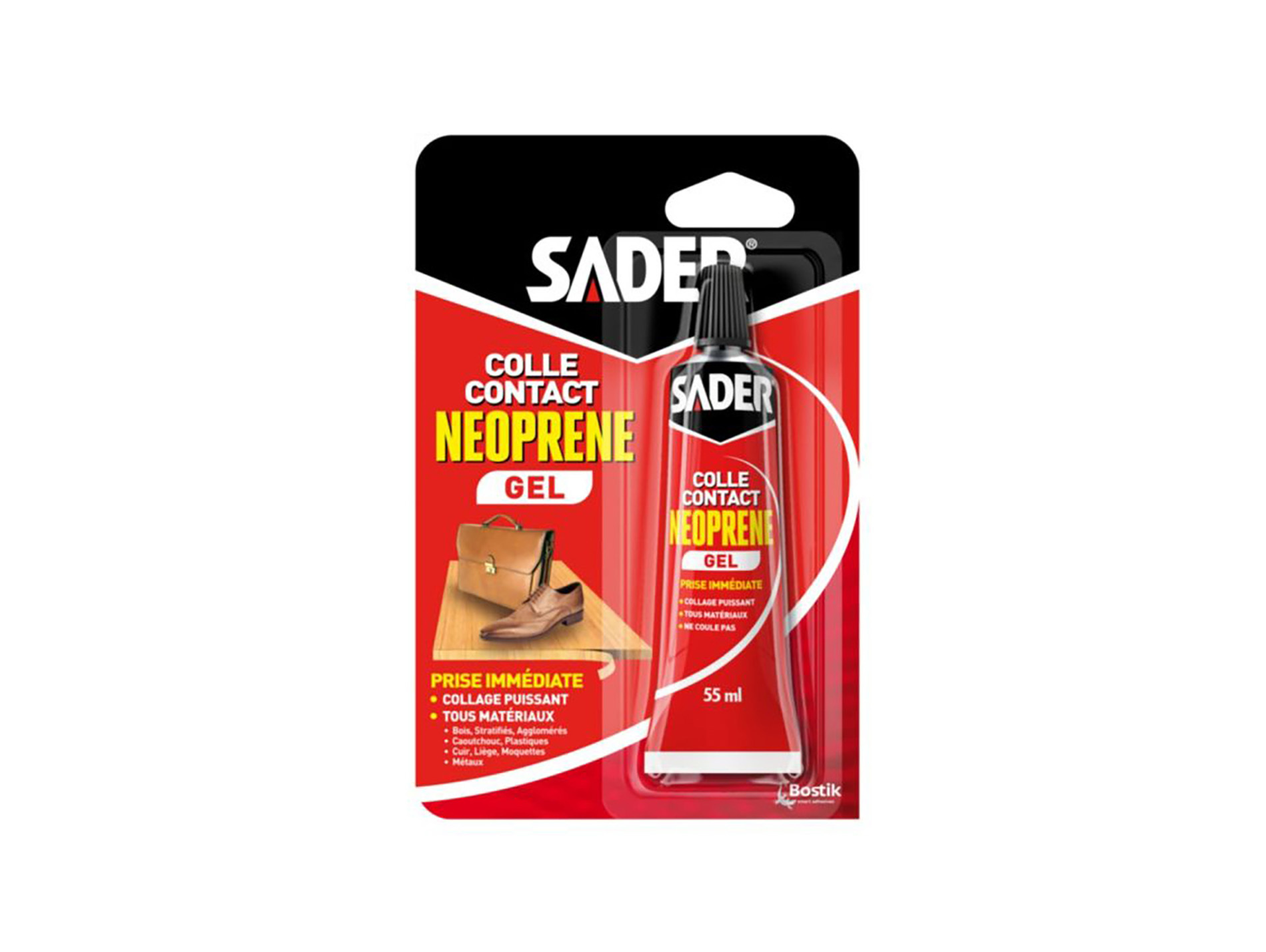 Colle contact néoprène SADER Gel 55ml