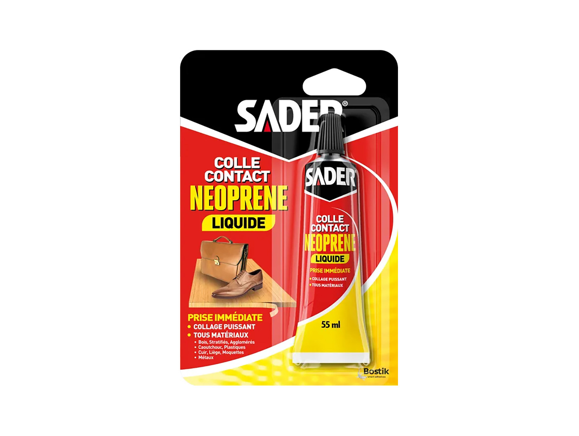 Colle contact néoprène SADER Liquide 55ml