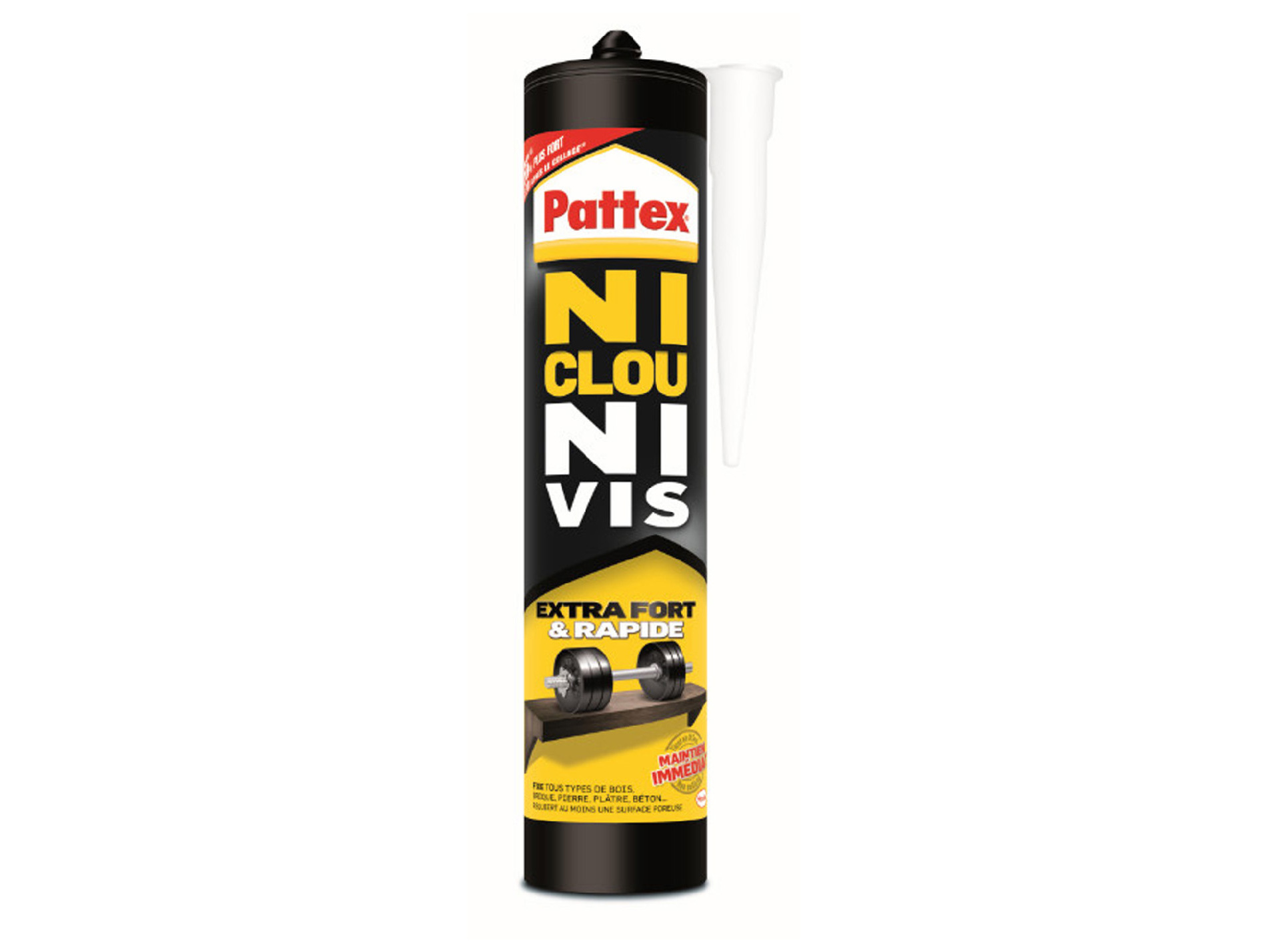 Colle PATTEX ni clou ni vis extra fort et rapide cartouche 380g