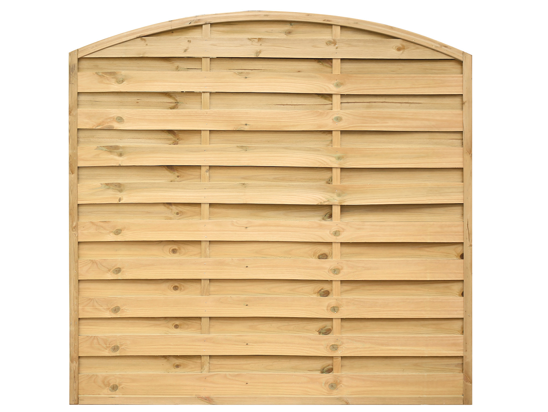 Panneau claustra alterné cintré DEBARGE l.180xH.180cm Ep.45mm