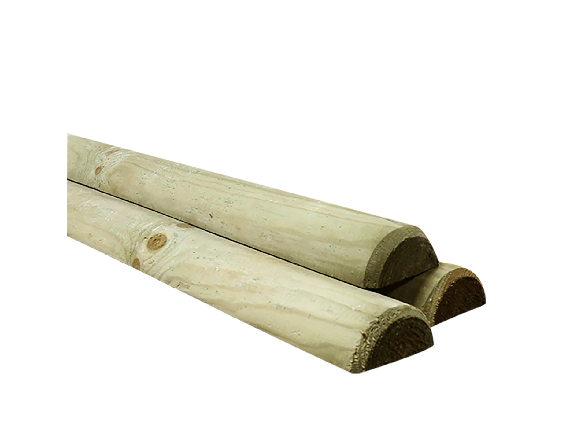 Demi-rondins non chanfreinés DEBARGE pin Ø140mm H.2m