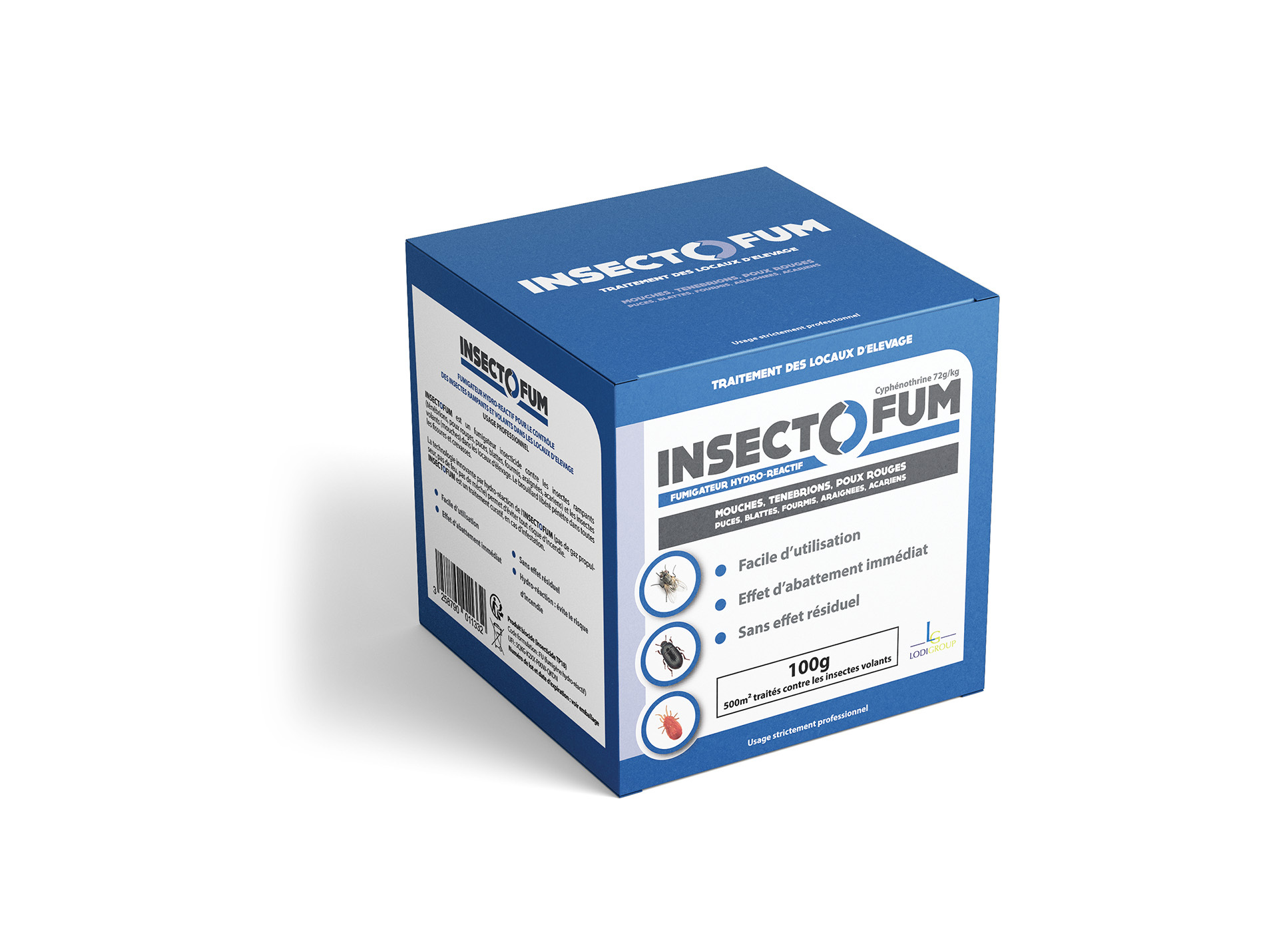 Fumigateur insecticide INSECTOFUM 100G