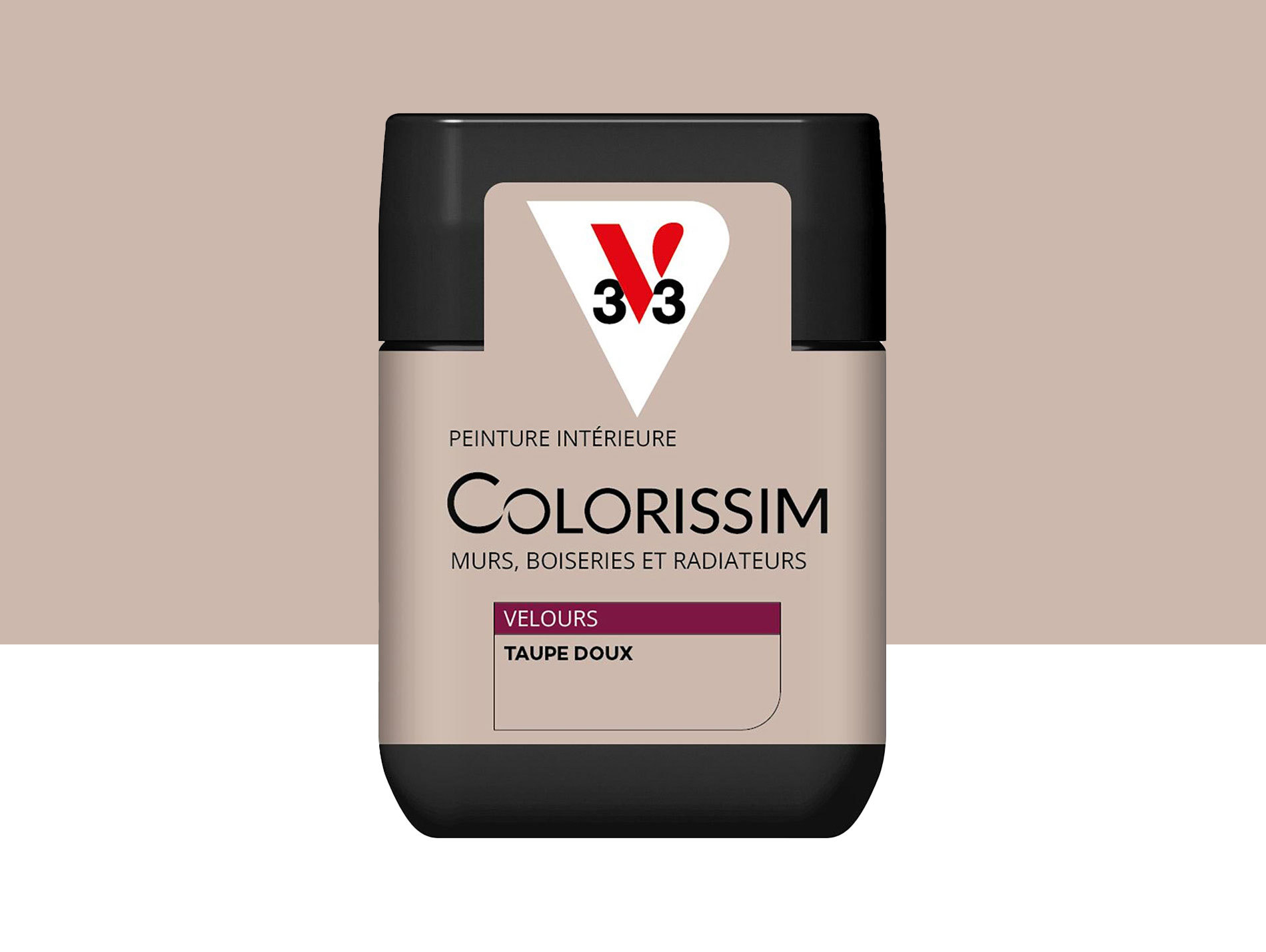 Peinture de décoration Colorissim V33 Taupe Doux velours 75ml