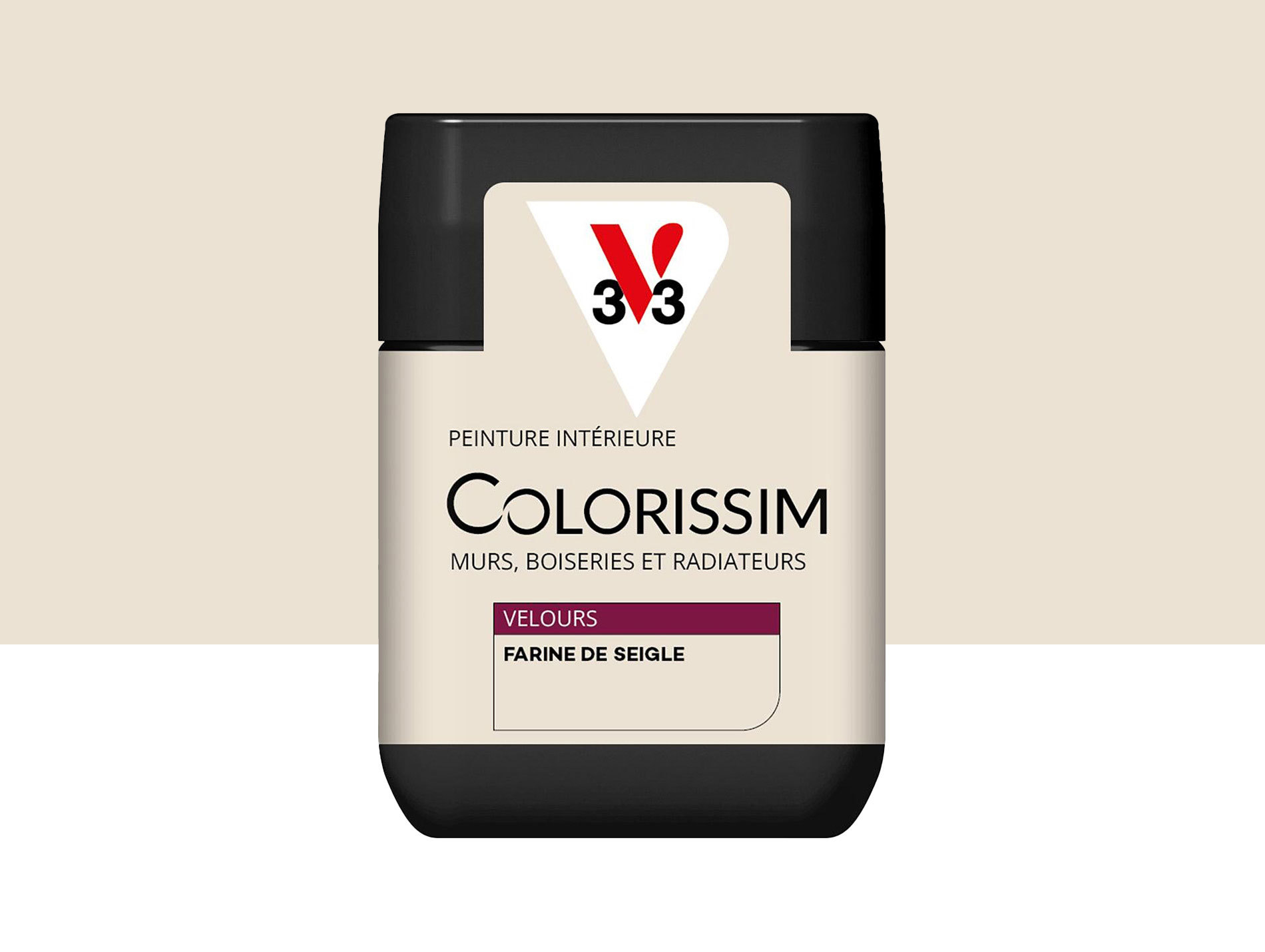Peinture de décoration Colorissim V33 Farine de seigle velours 75ml