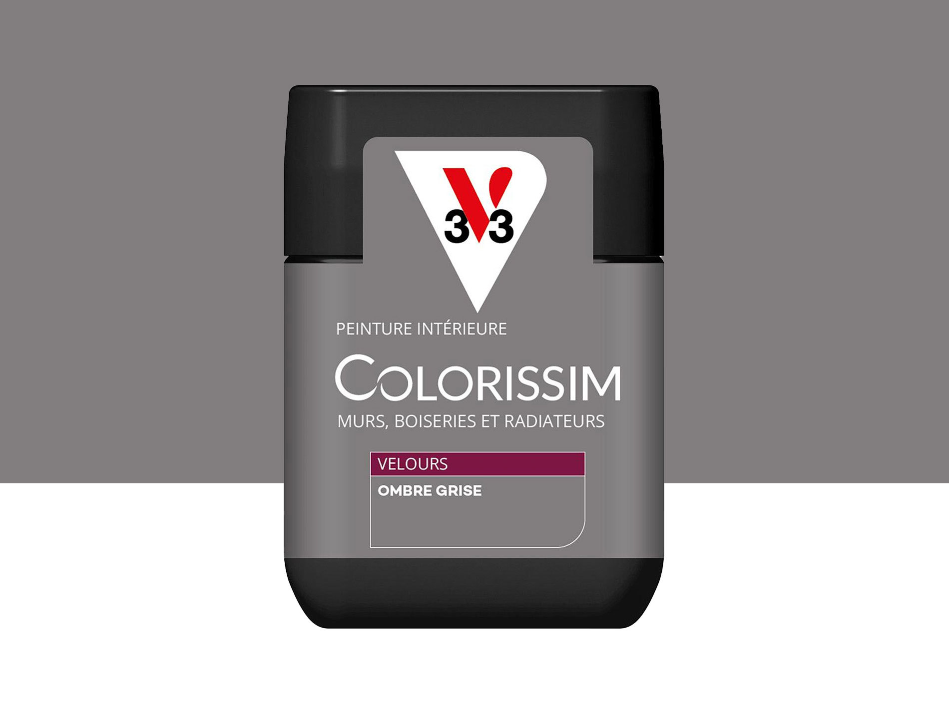Peinture de décoration Colorissim V33 Ombre grise velours 75ml