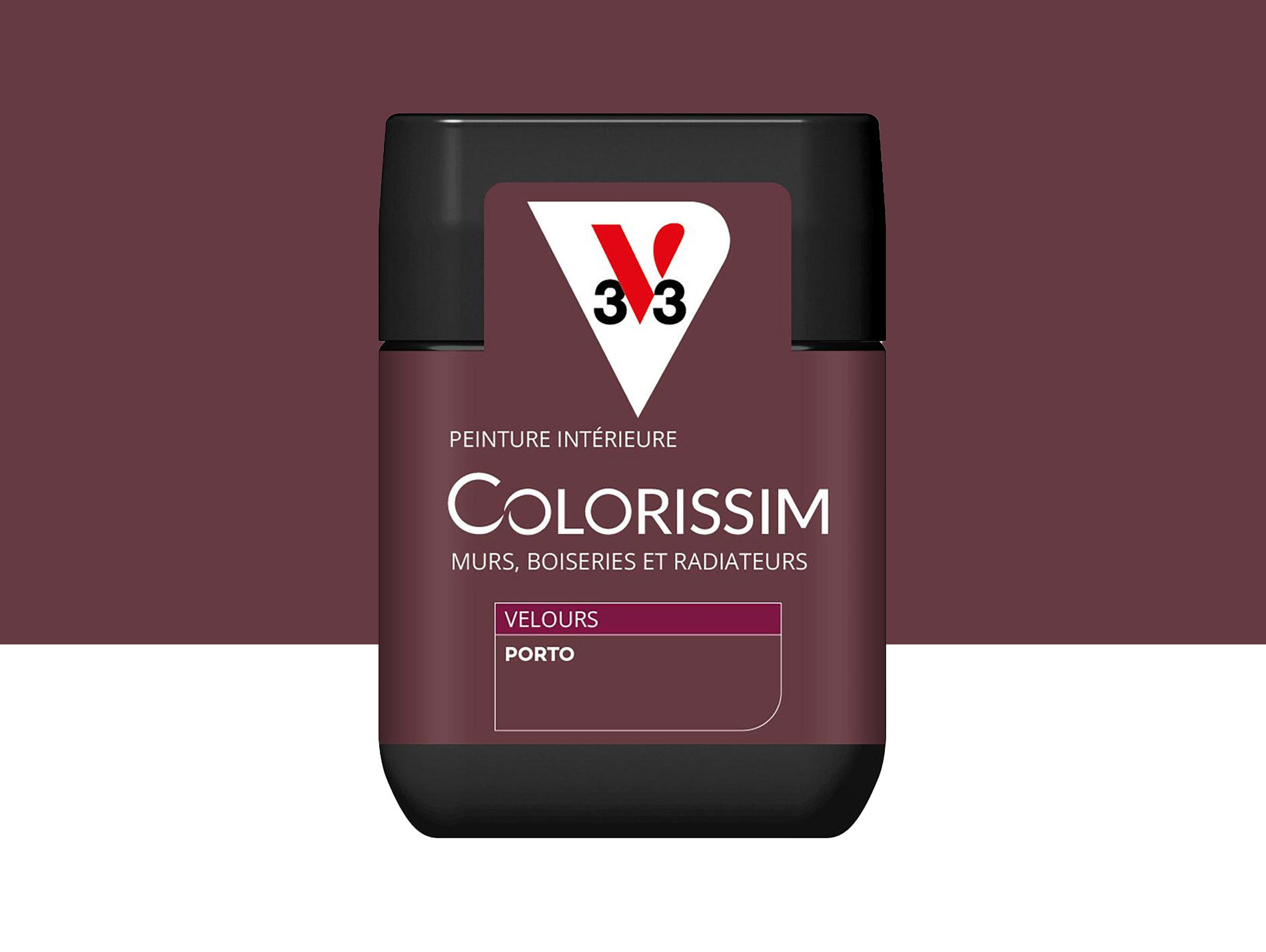 Peinture de décoration Colorissim V33 Porto velours 75ml