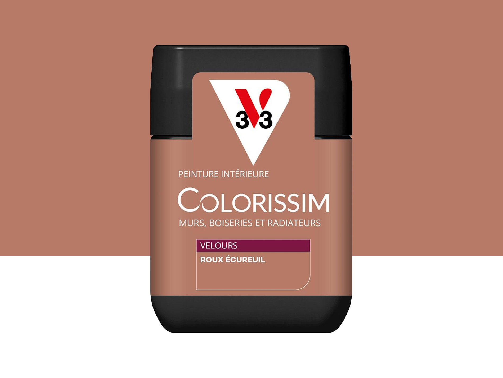 Peinture de décoration Colorissim V33 Roux écureuil velours 75ml