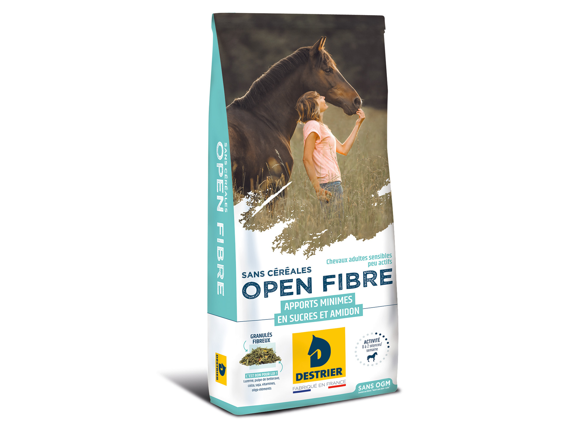 Aliment pour cheval DESTRIER Open Fibre 20Kg