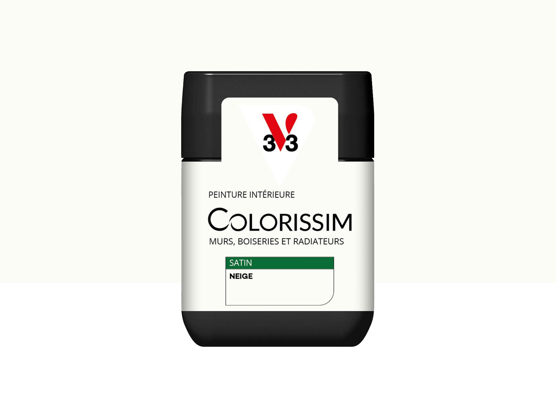 Peinture de décoration Colorissim V33 Neige satiné 75ml